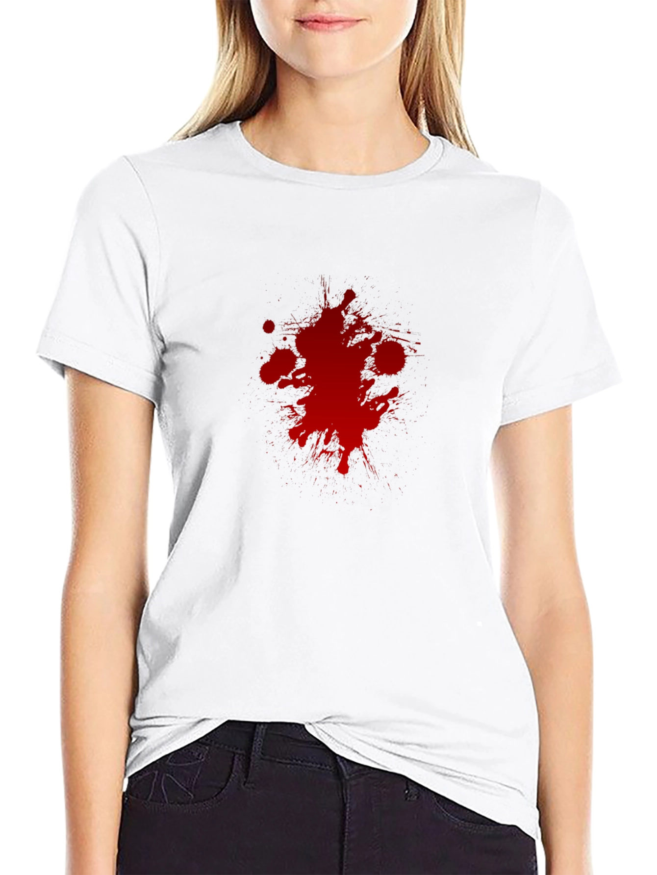 Blood Splatter Graphic T-Shirt