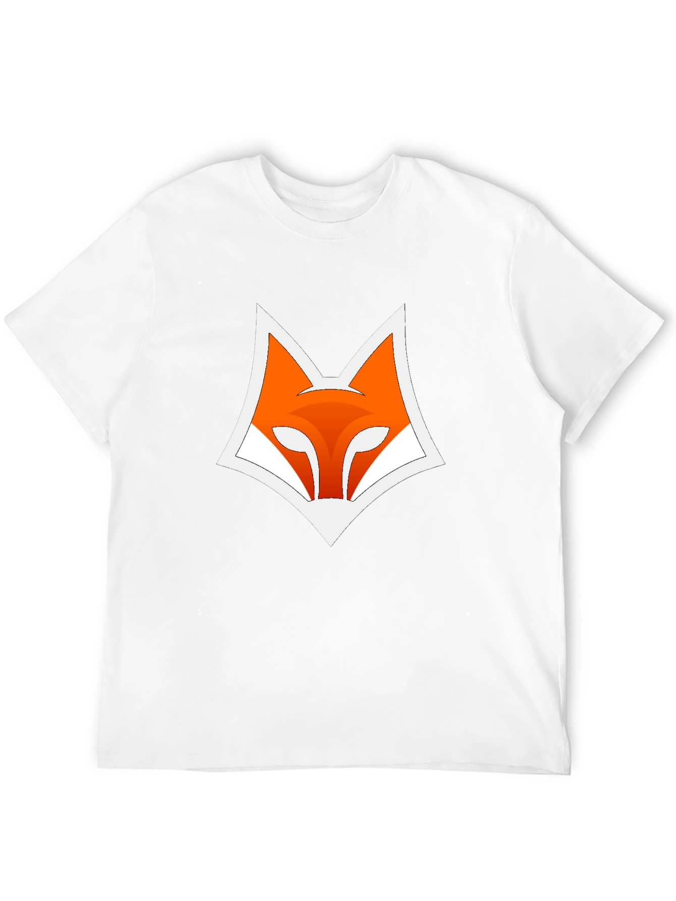 Fox Logo Graphic Print Black T-Shirt