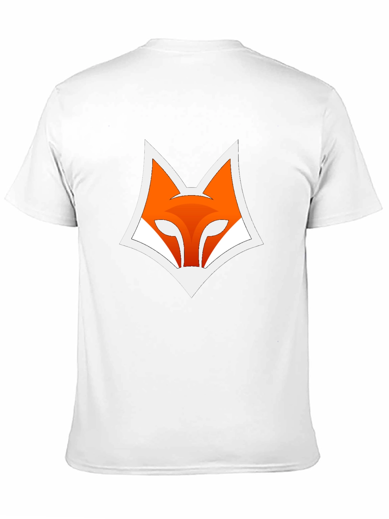 Fox Logo Graphic Print Black T-Shirt
