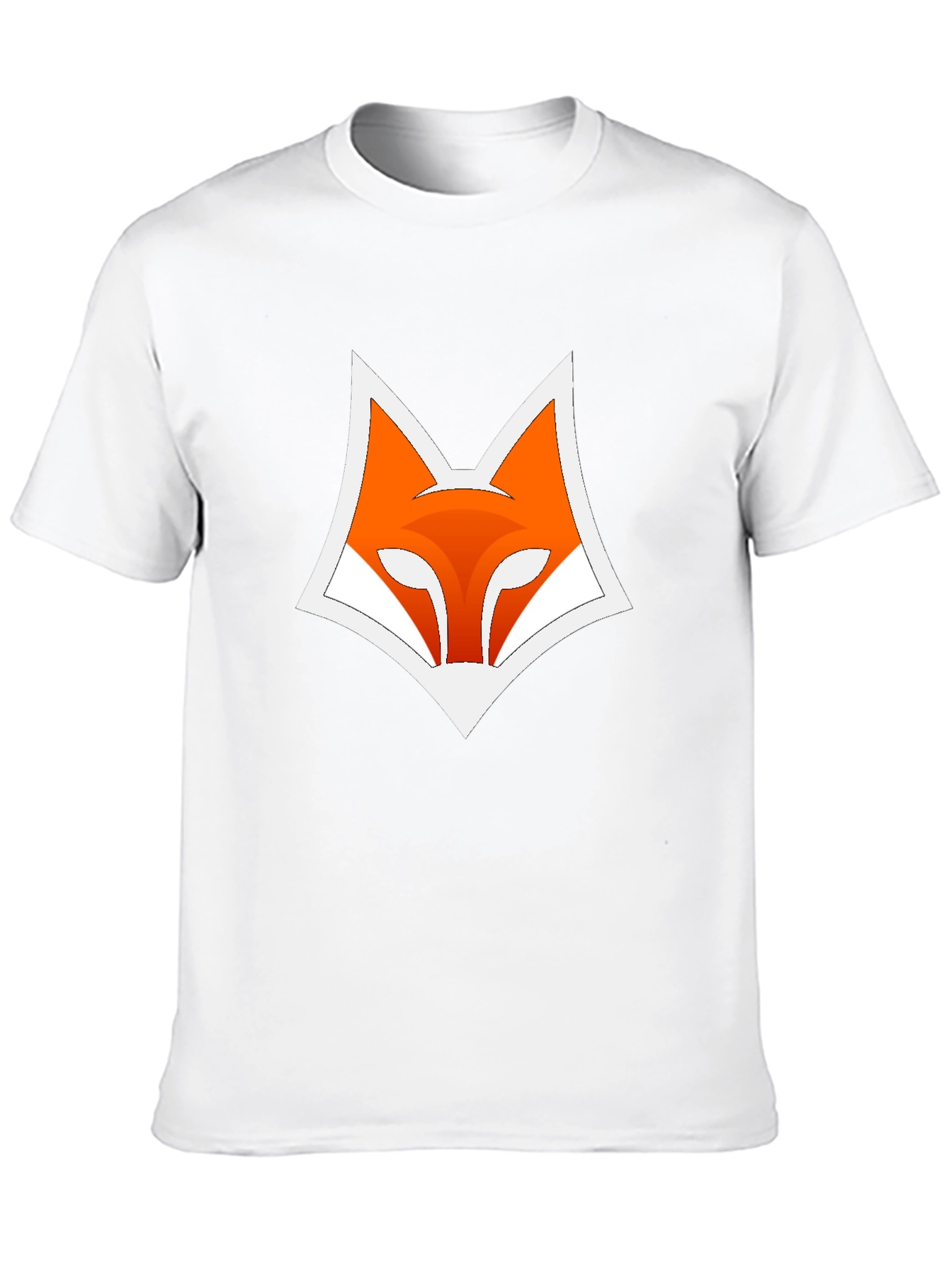 Fox Logo Graphic Print Black T-Shirt