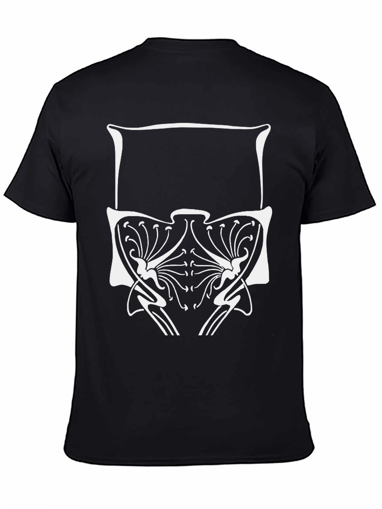 Art Nouveau Graphic Tee - Black
