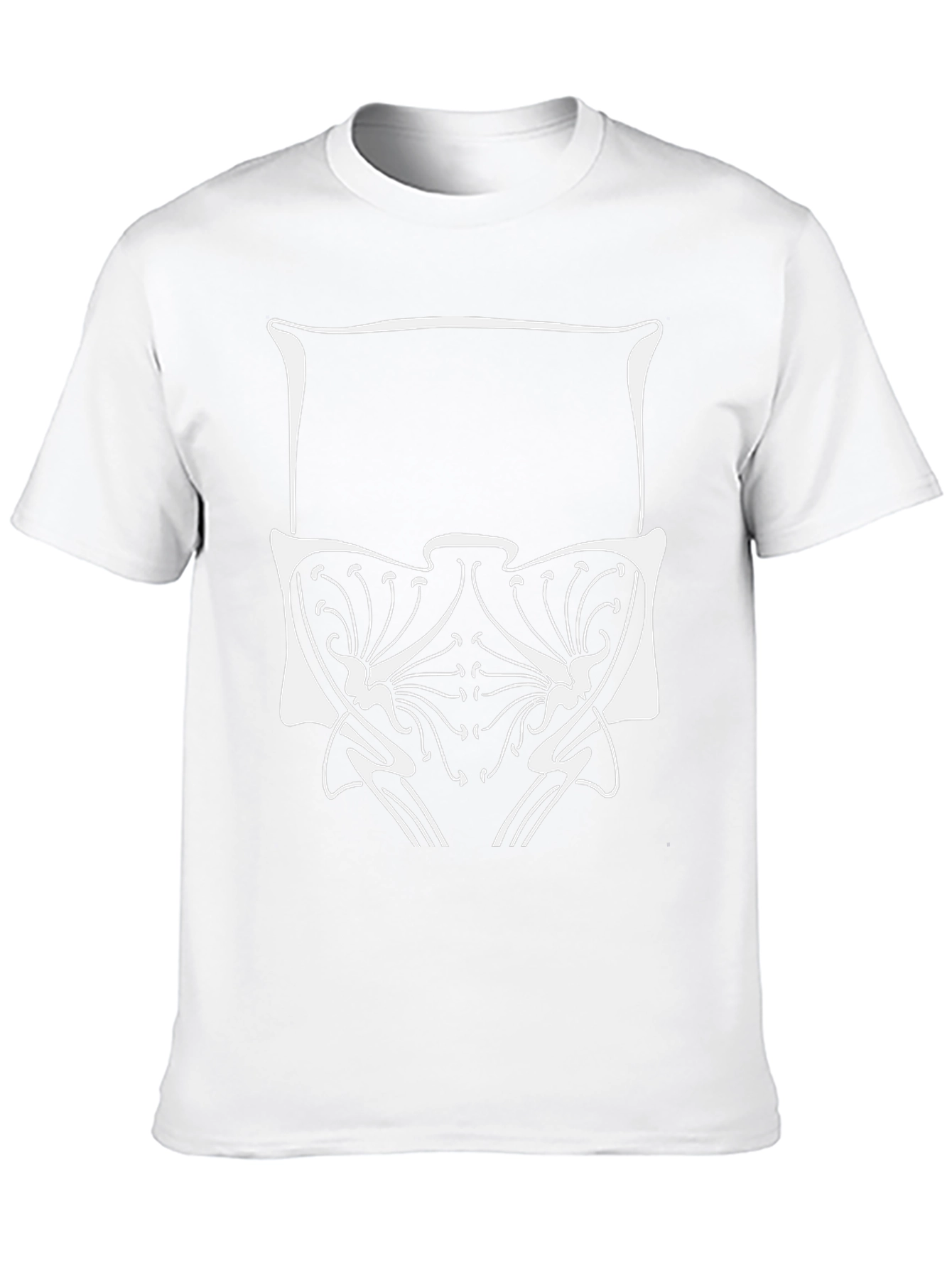 Art Nouveau Graphic Tee - Black