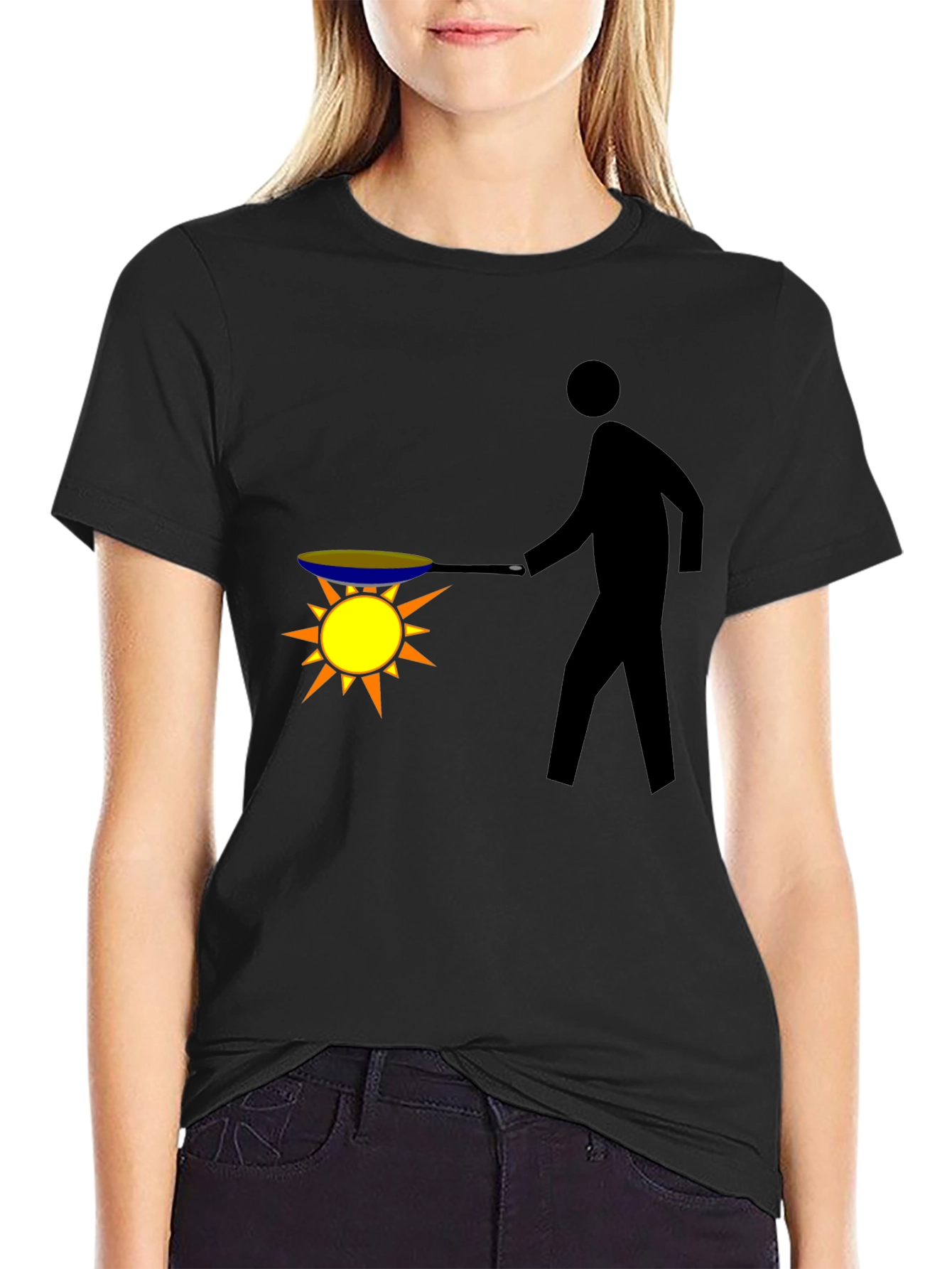 Funny T-Shirt: Cooking Up the Sun!