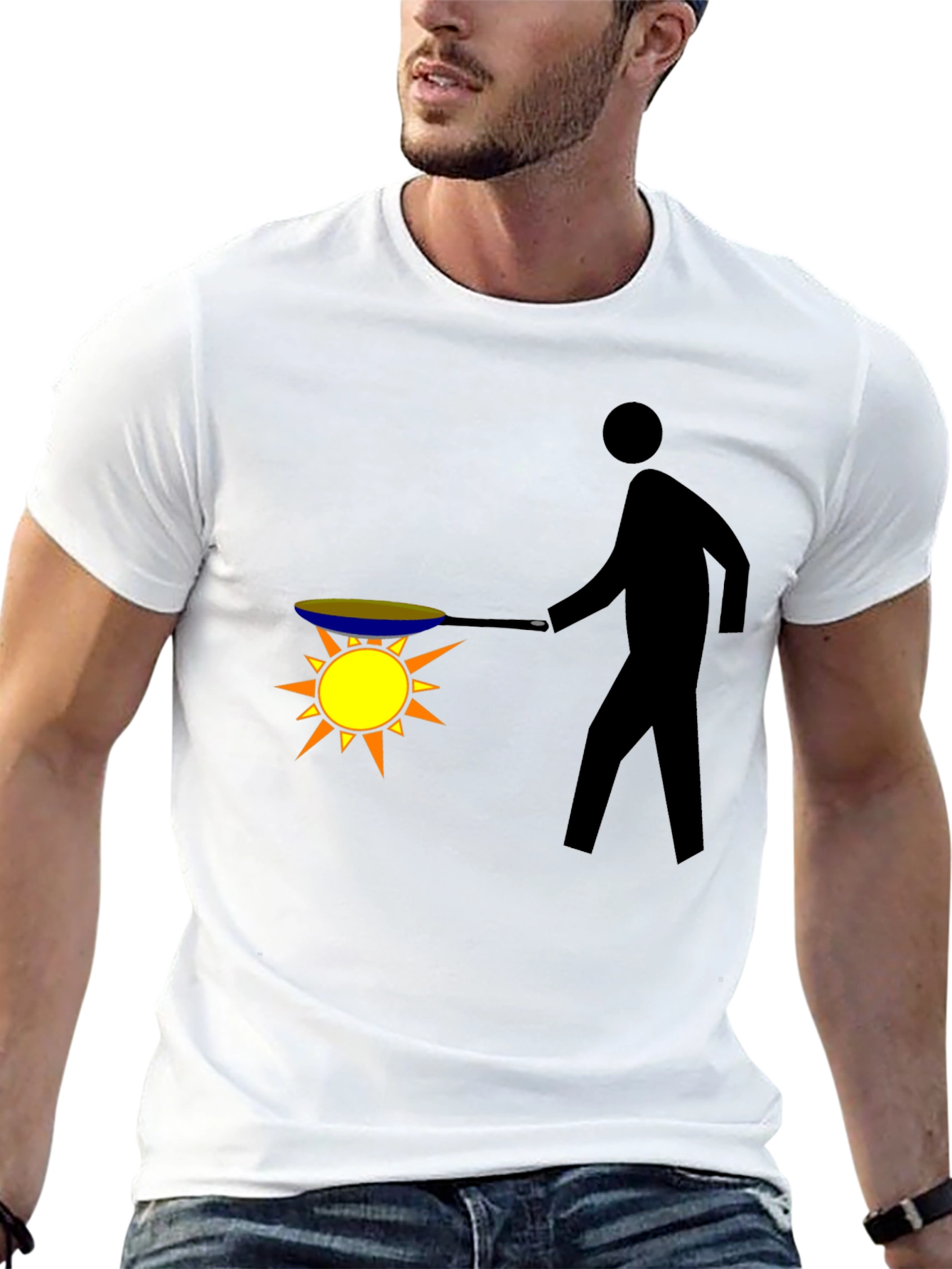Funny T-Shirt: Cooking Up the Sun!
