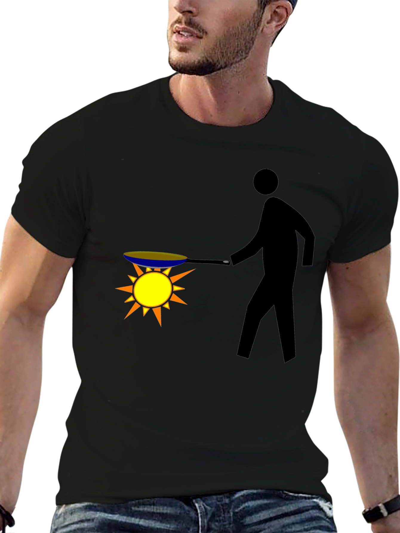 Funny T-Shirt: Cooking Up the Sun!