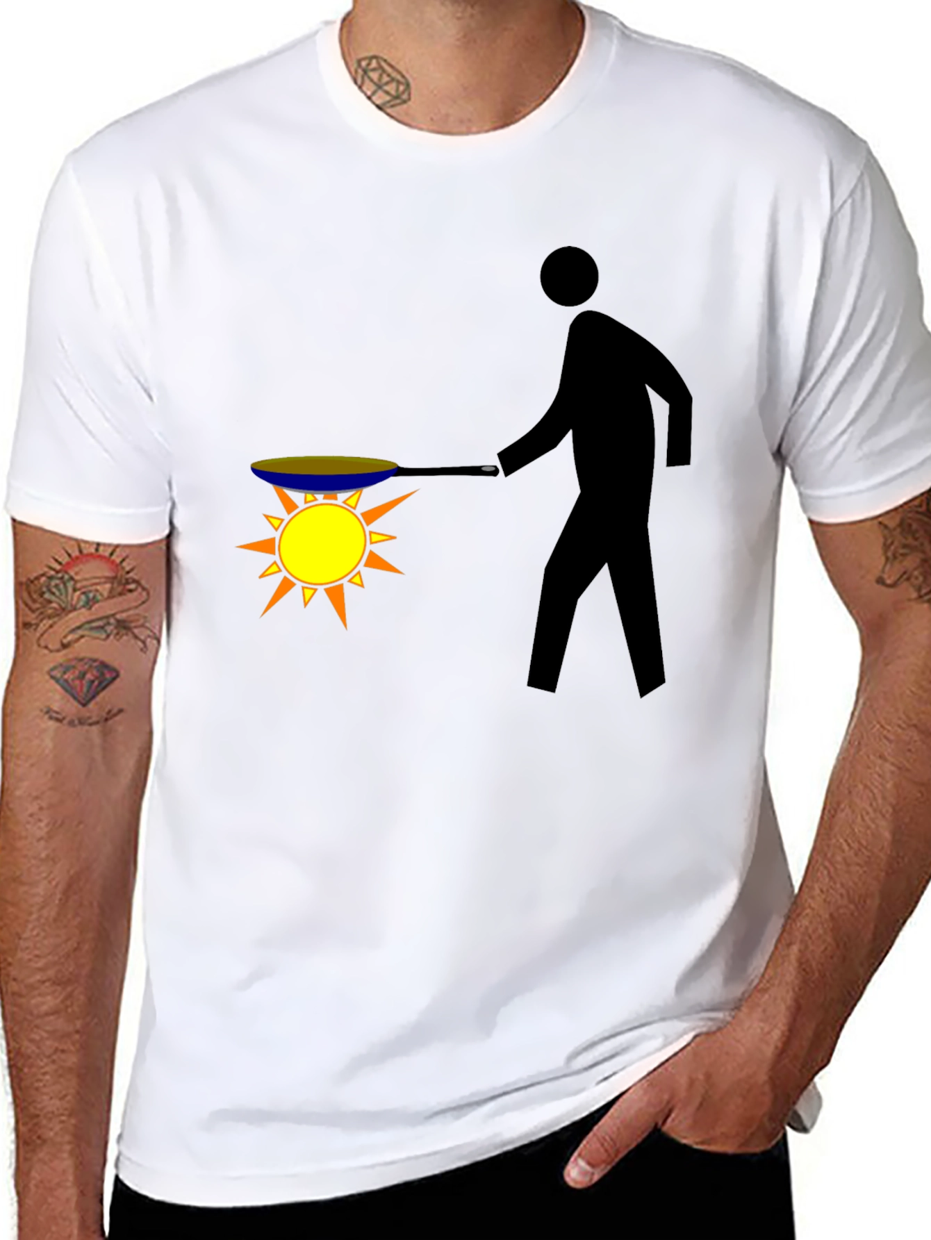 Funny T-Shirt: Cooking Up the Sun!