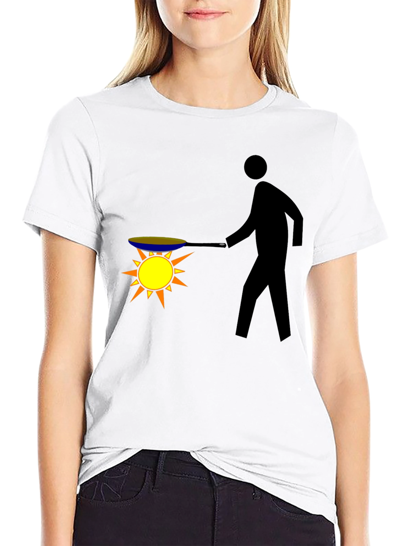Funny T-Shirt: Cooking Up the Sun!