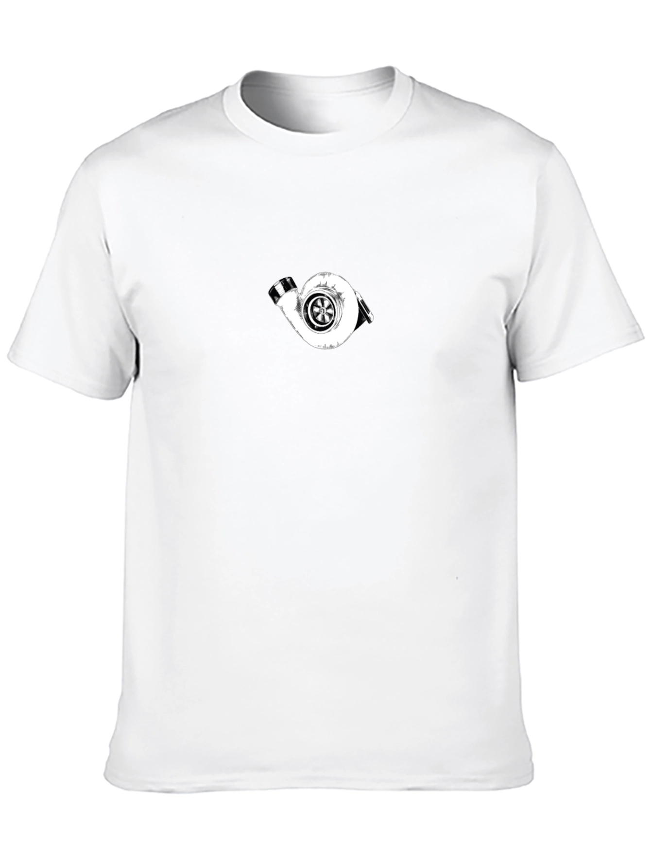 Turbo Graphic Tee - Black Cotton T-Shirt