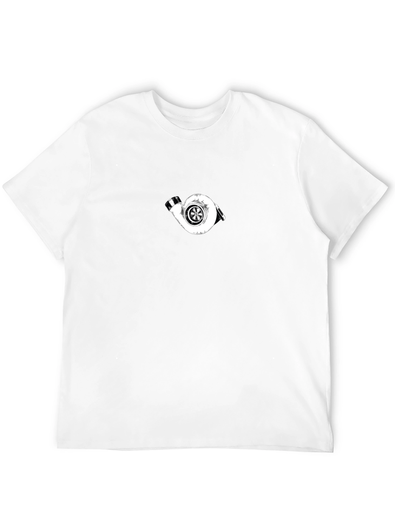 Turbo Graphic Tee - Black Cotton T-Shirt