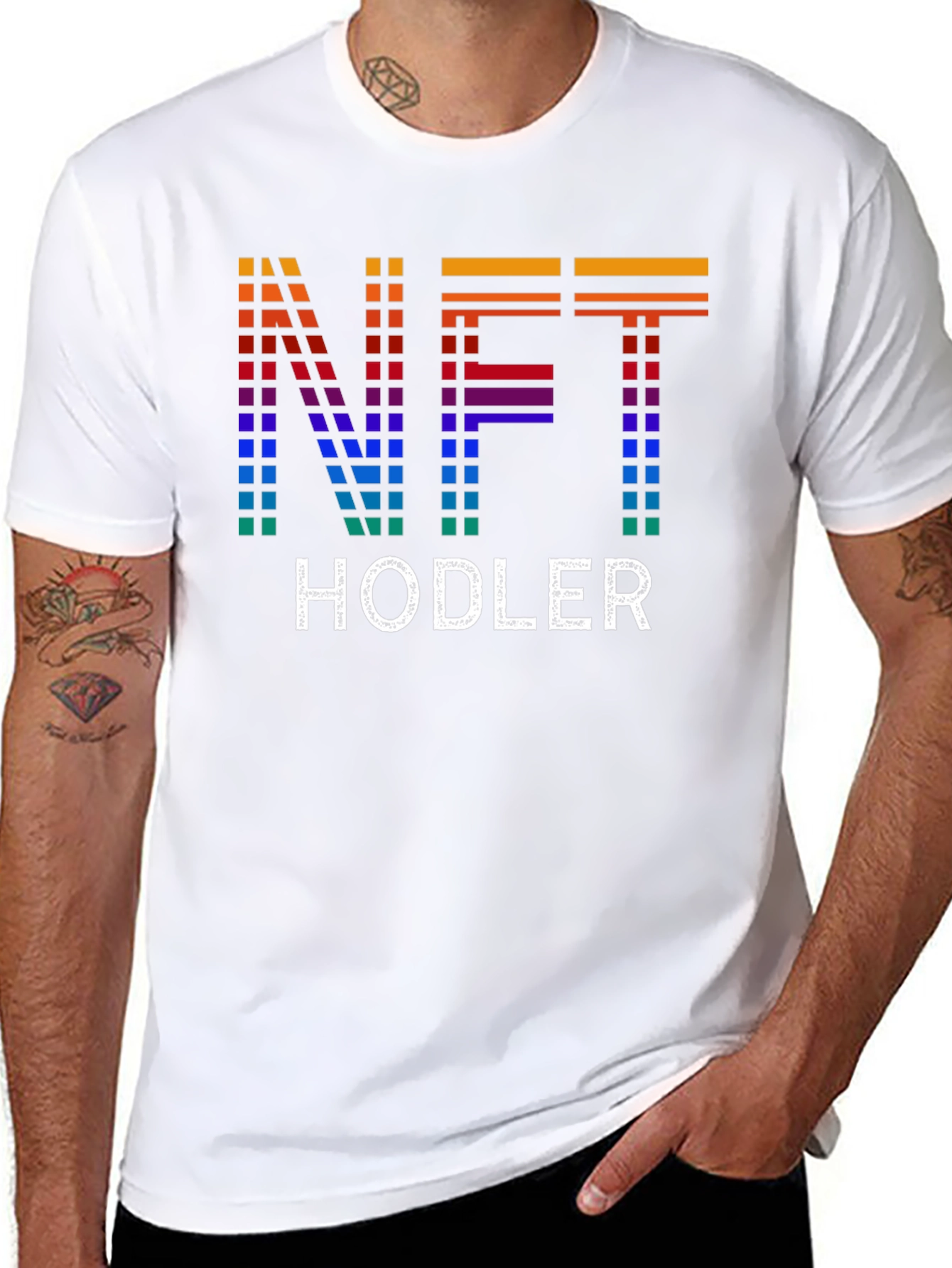 NFT HODLER Graphic Tee - Crypto Culture T-Shirt