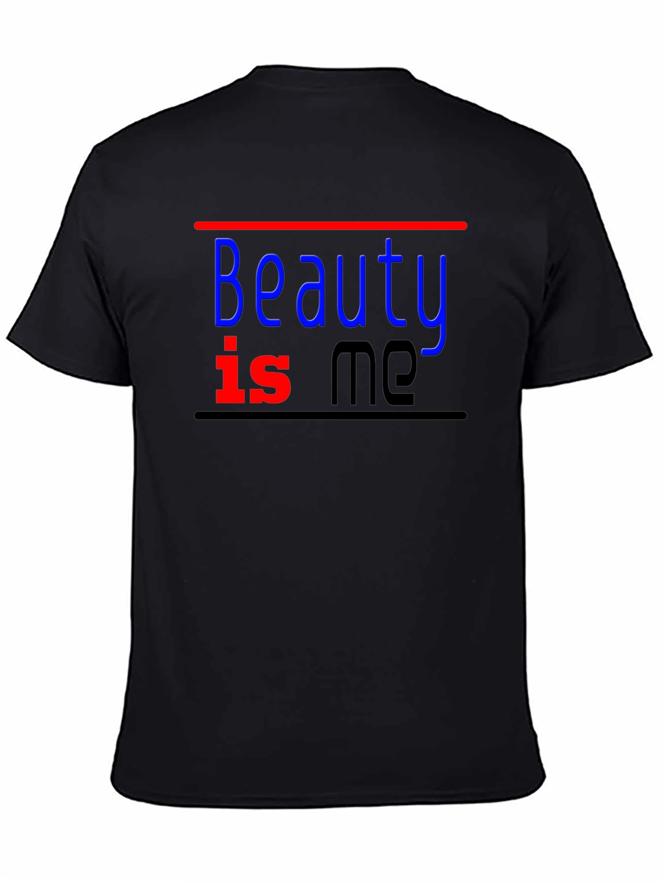 Beauty Is Me Black T-Shirt