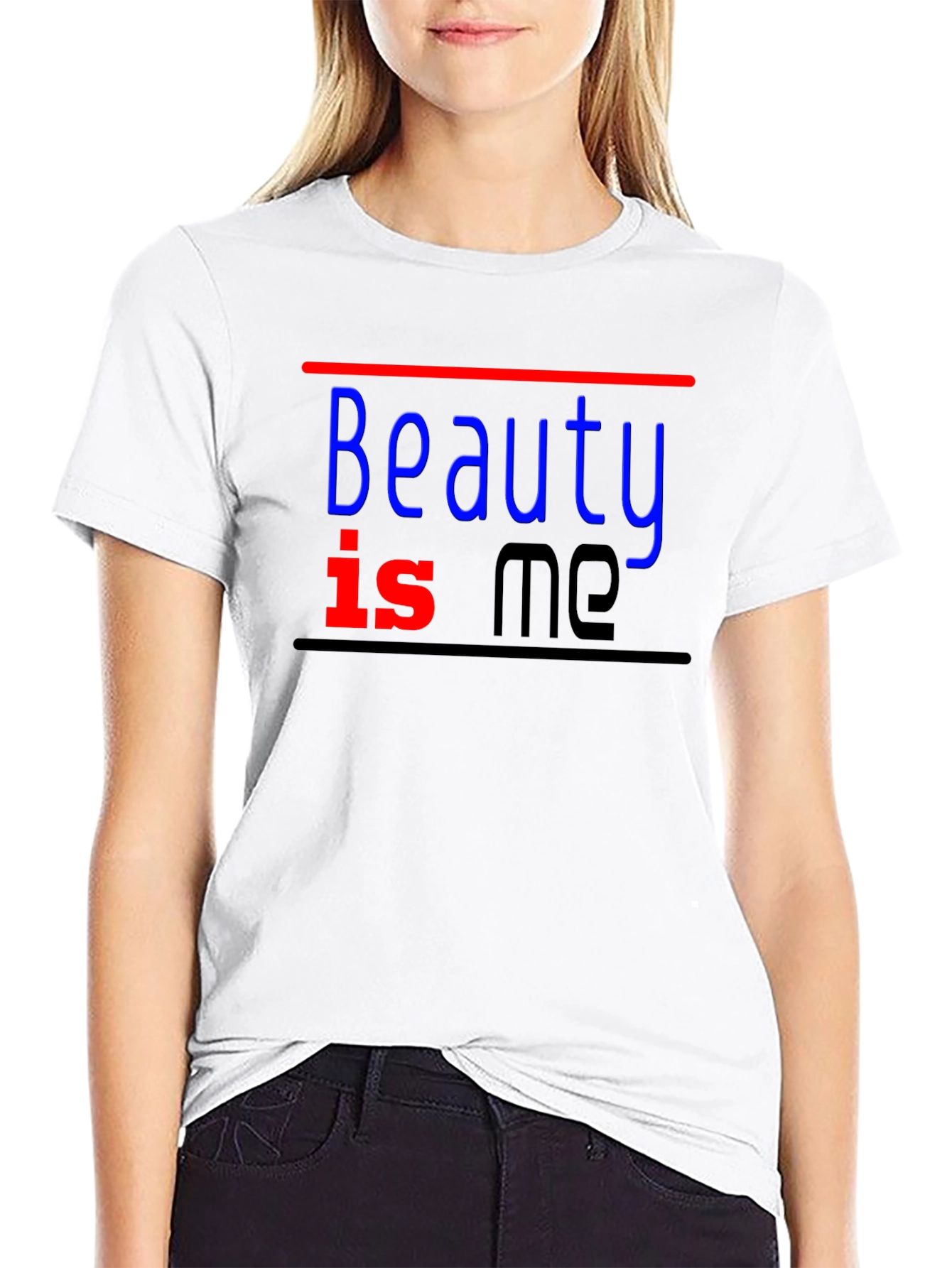 Beauty Is Me Black T-Shirt