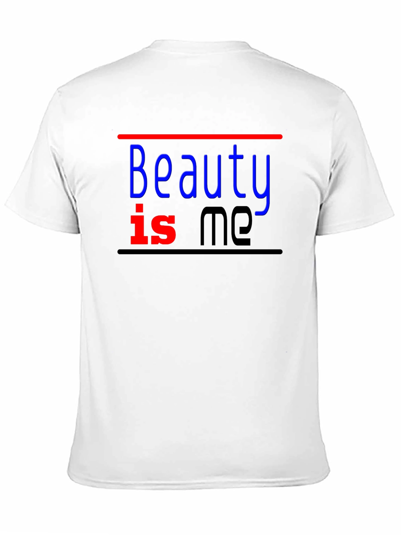 Beauty Is Me Black T-Shirt