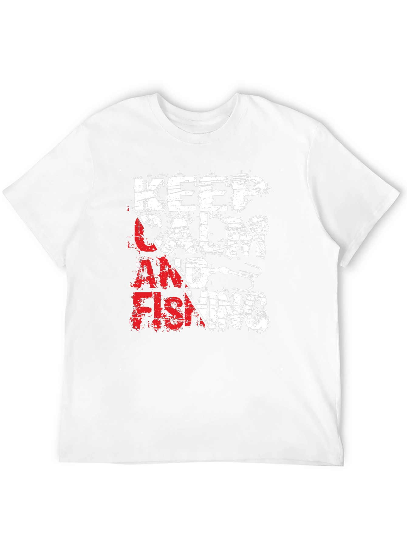 Keep Calm & Go Fishing Graphic T-Shirt