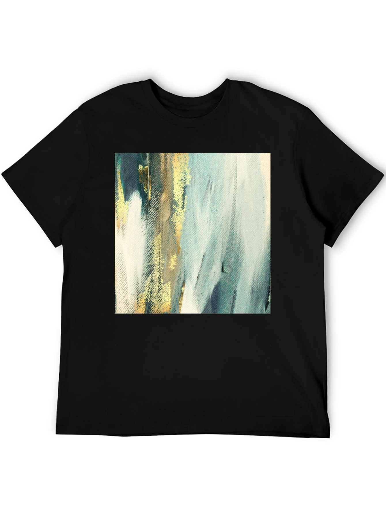 Abstract Art Tee - Modern Brushstroke T-Shirt