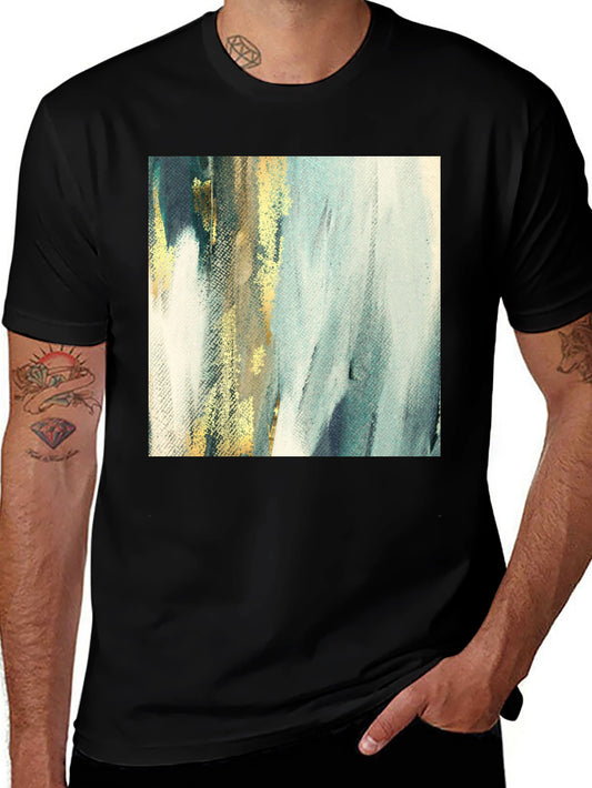 Abstract Art Tee - Modern Brushstroke T-Shirt