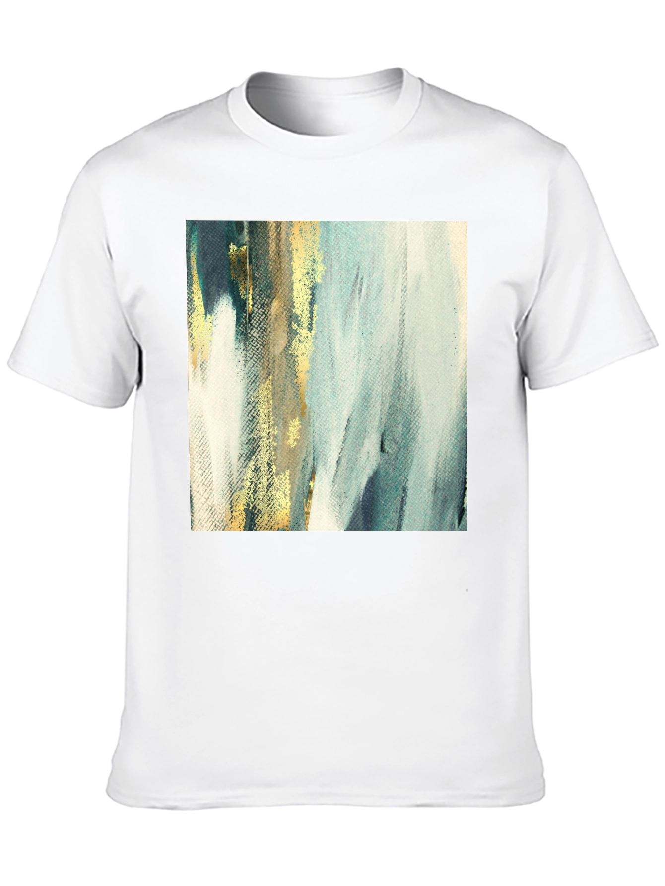 Abstract Art Tee - Modern Brushstroke T-Shirt