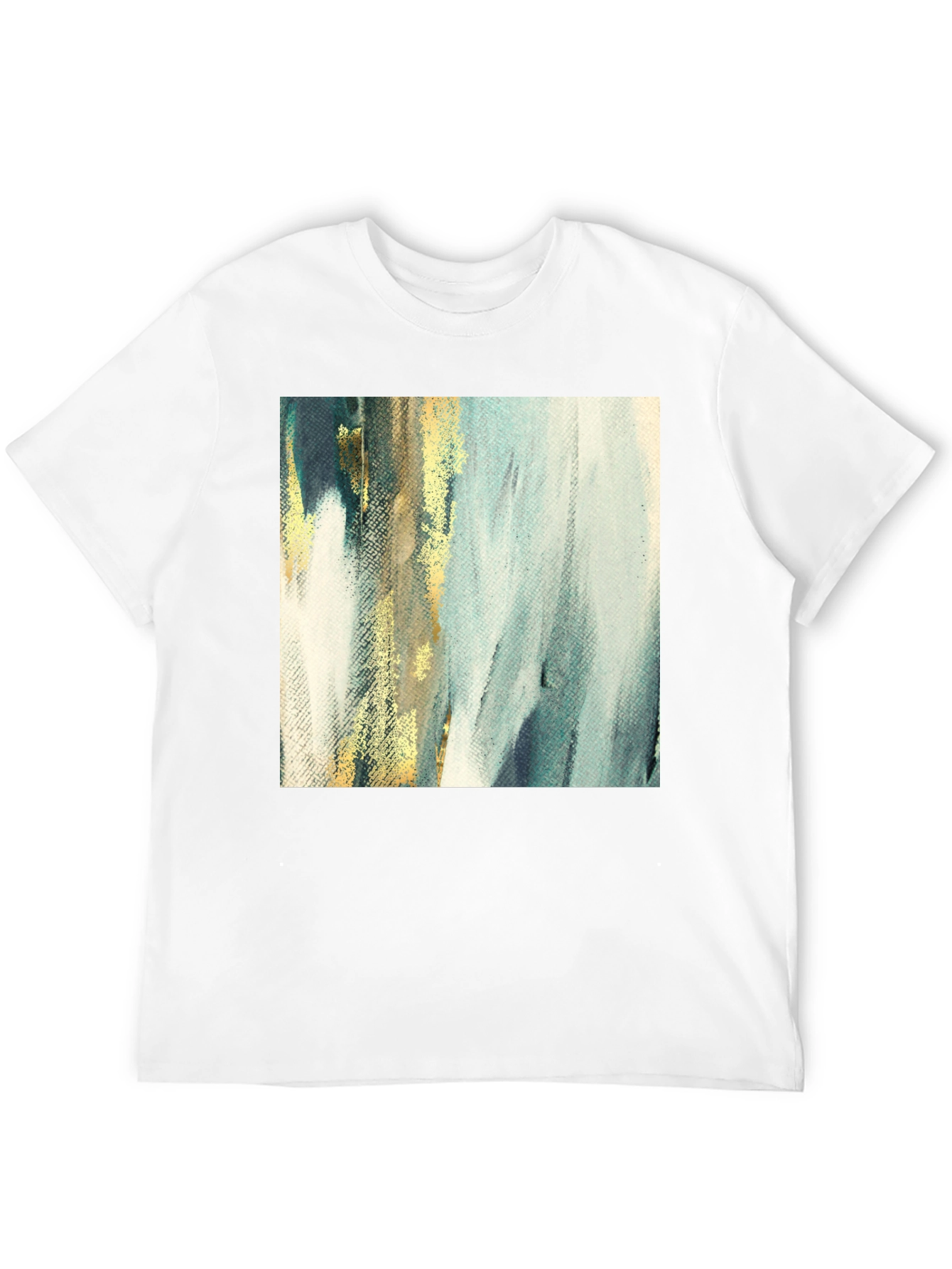 Abstract Art Tee - Modern Brushstroke T-Shirt