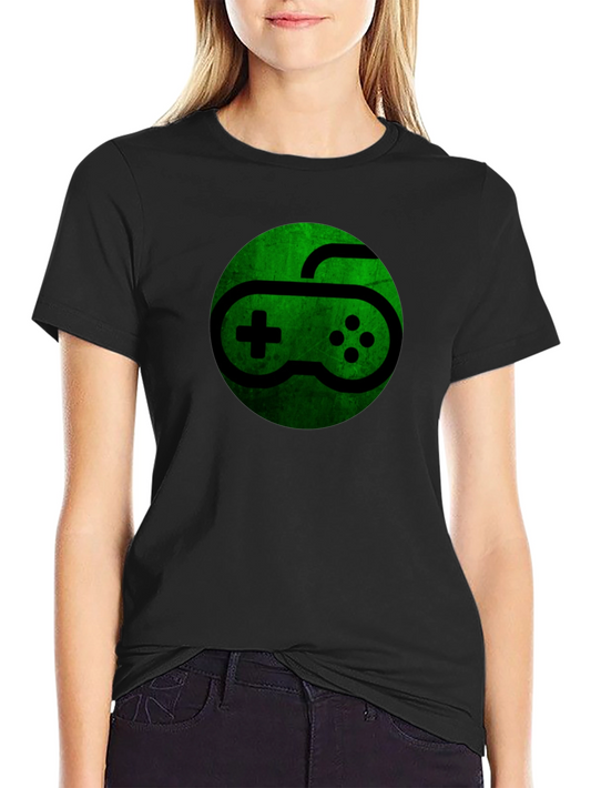 Gaming Controller Graphic T-Shirt - Black