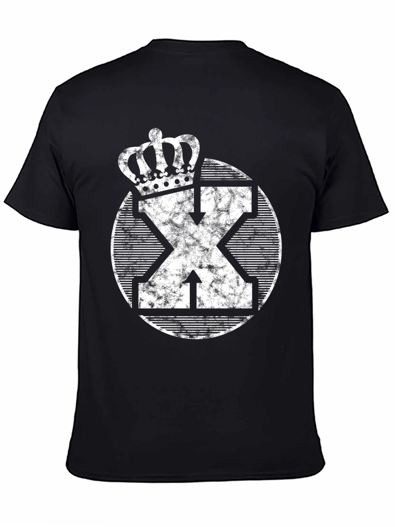 Crown & Arrow Graphic Tee - Unisex Black T-Shirt