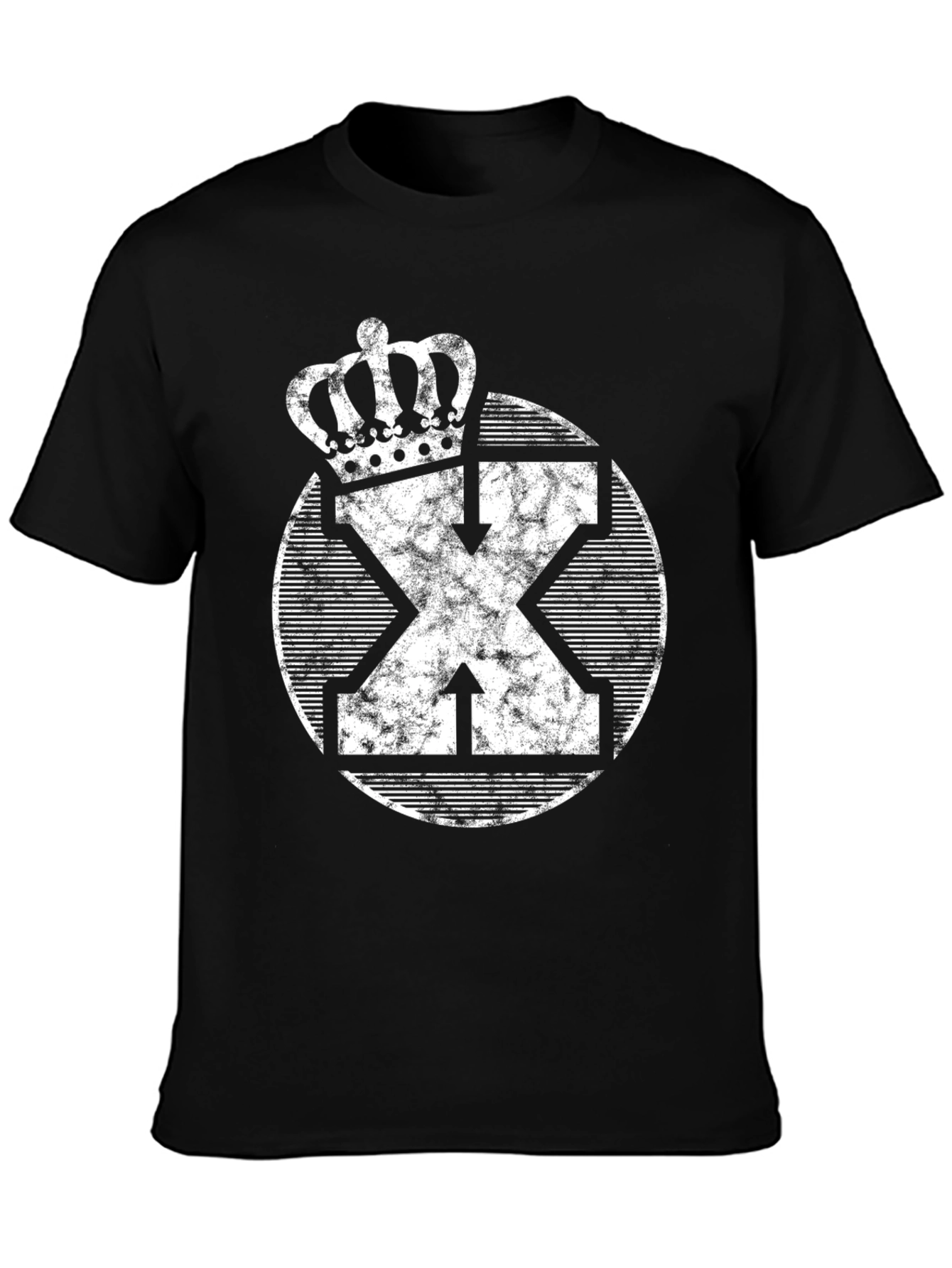 Crown & Arrow Graphic Tee - Unisex Black T-Shirt