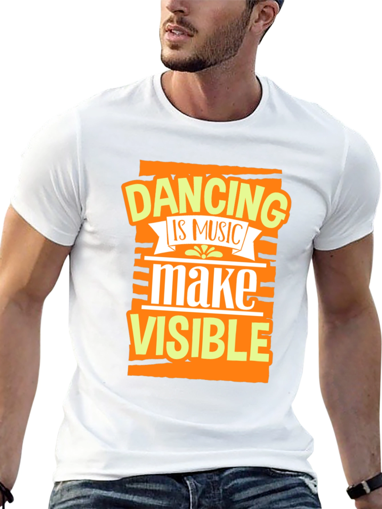 Dancing is Music T-Shirt - Black Graphic Tee