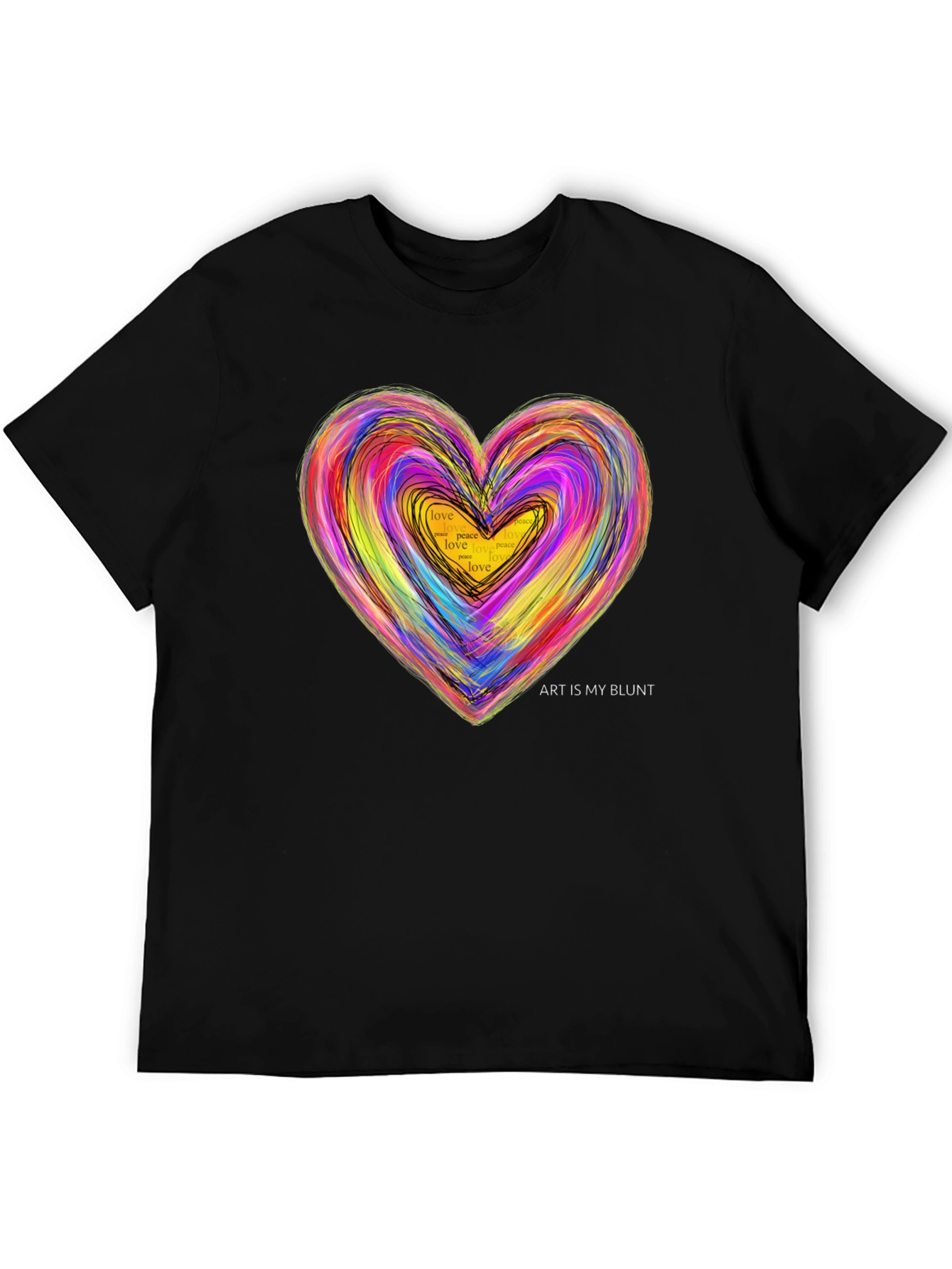 Art Is My Blunt Heart T-Shirt