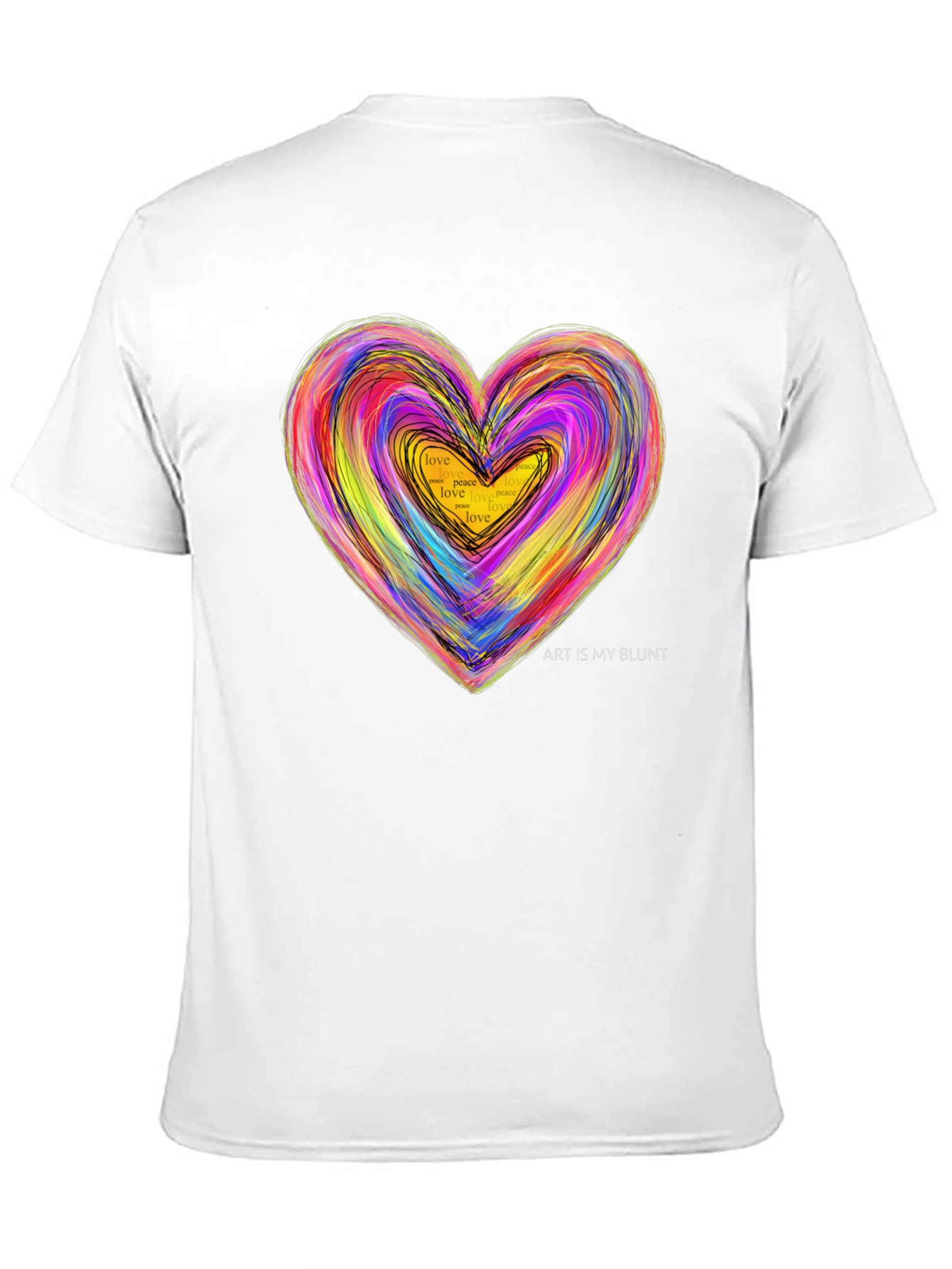 Art Is My Blunt Heart T-Shirt
