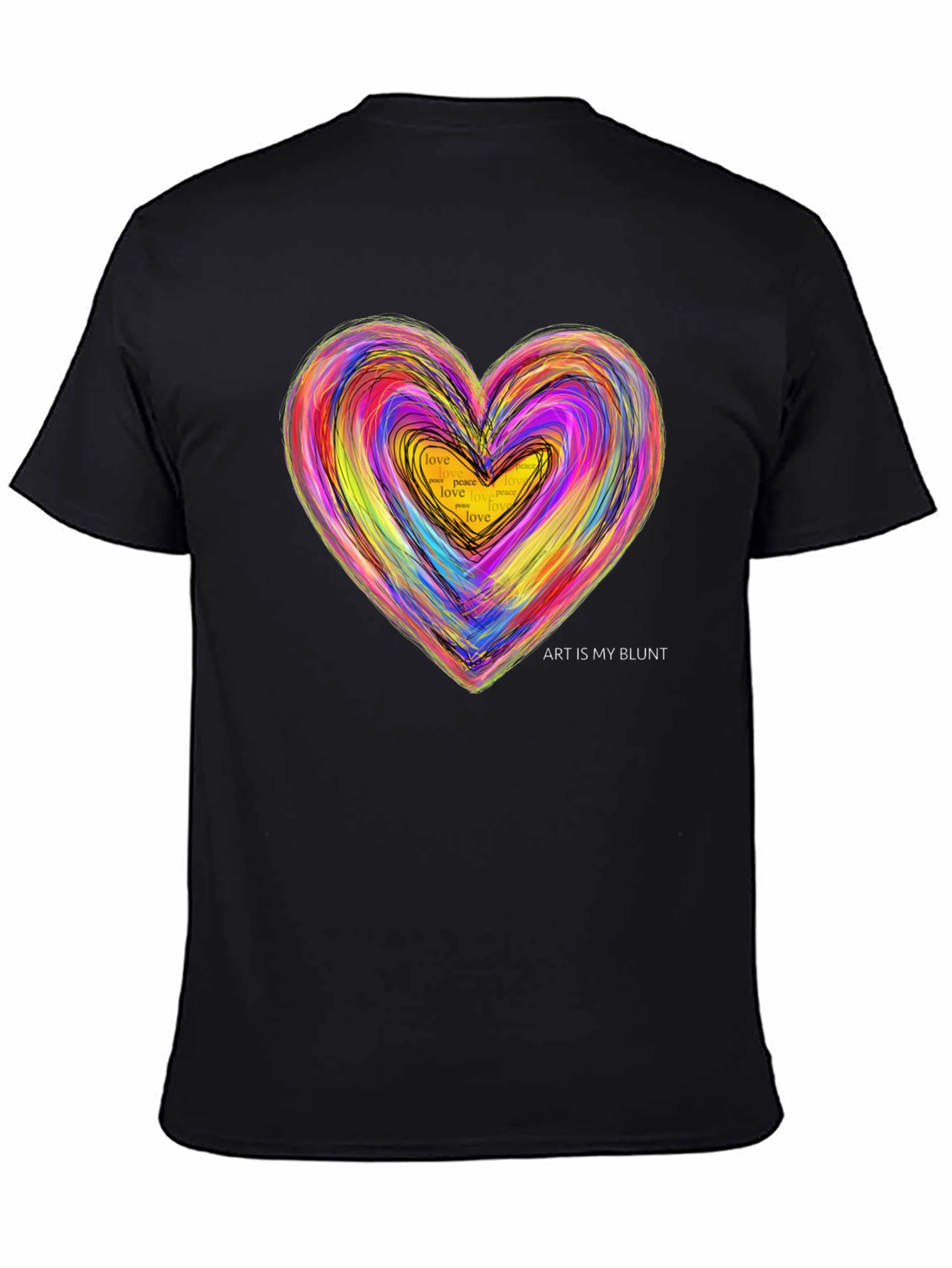 Art Is My Blunt Heart T-Shirt
