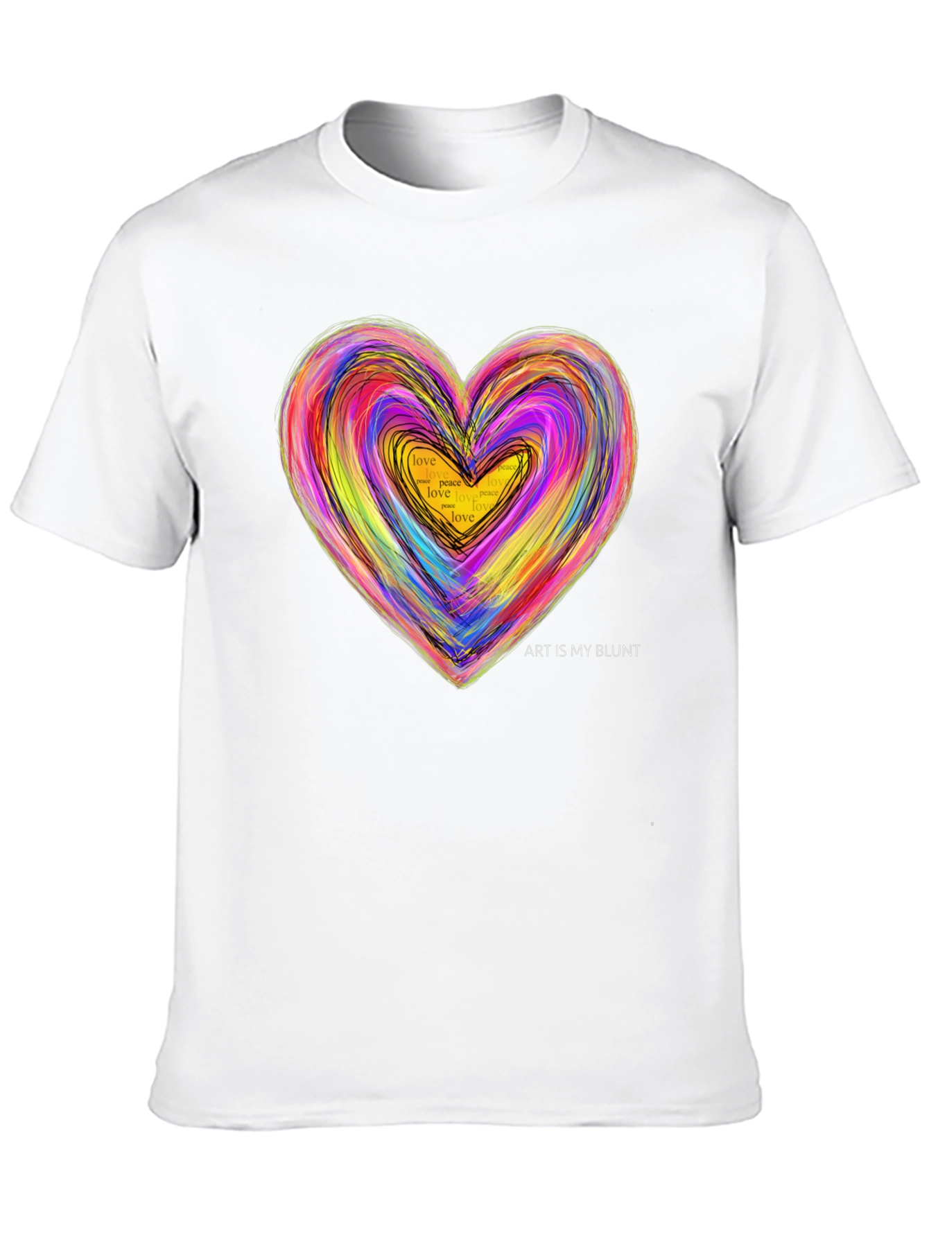 Art Is My Blunt Heart T-Shirt