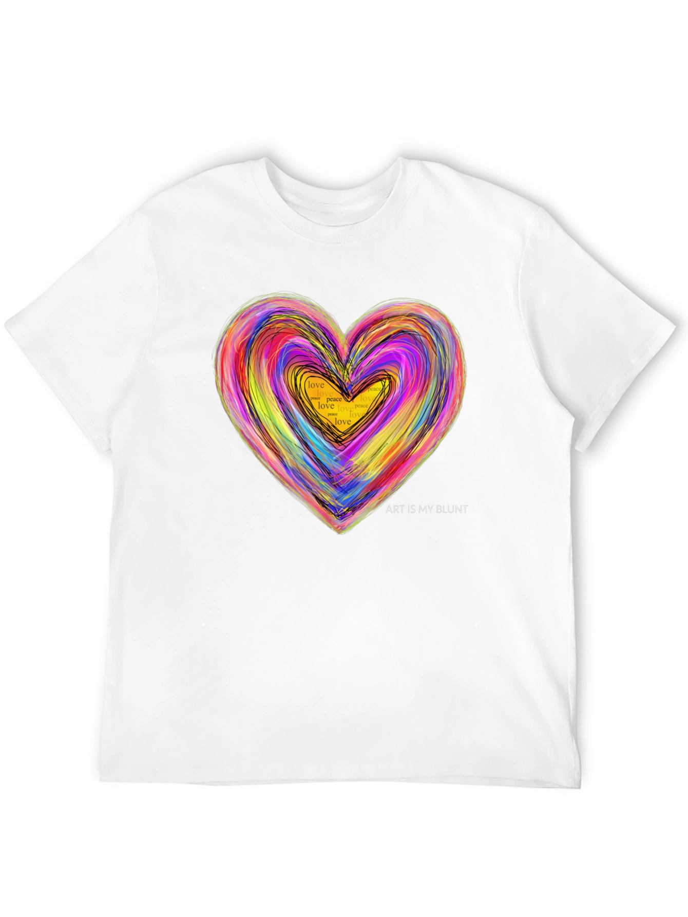 Art Is My Blunt Heart T-Shirt