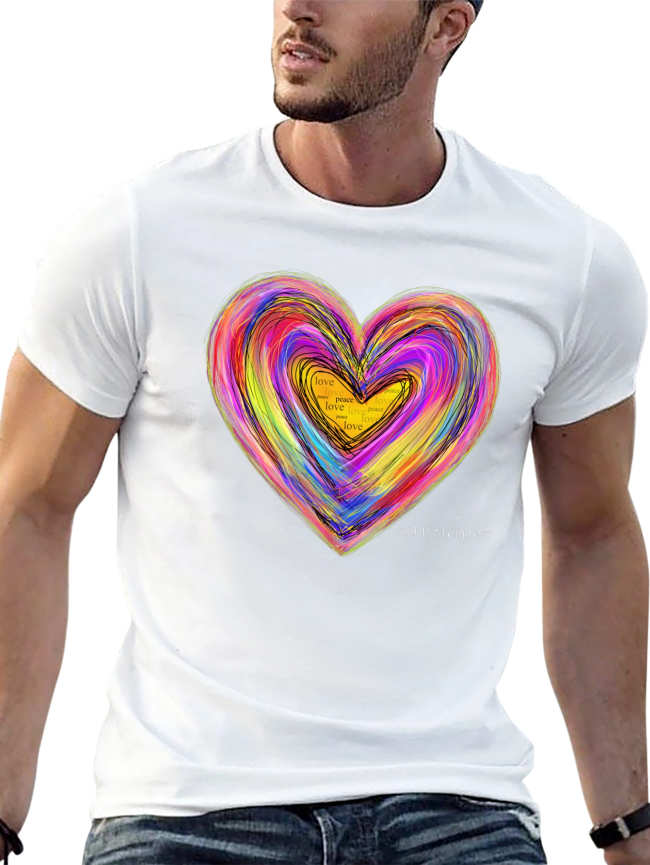 Art Is My Blunt Heart T-Shirt