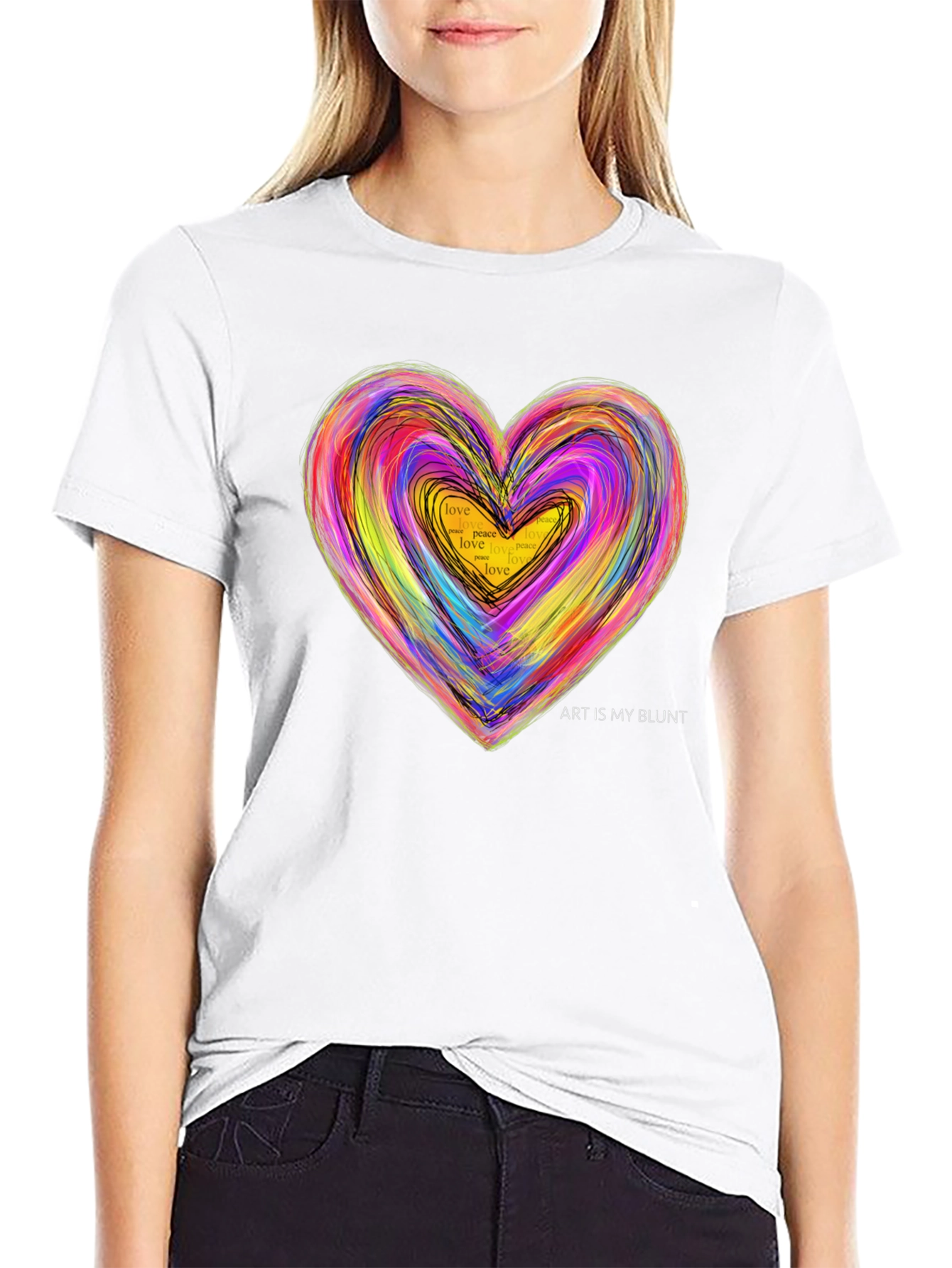 Art Is My Blunt Heart T-Shirt