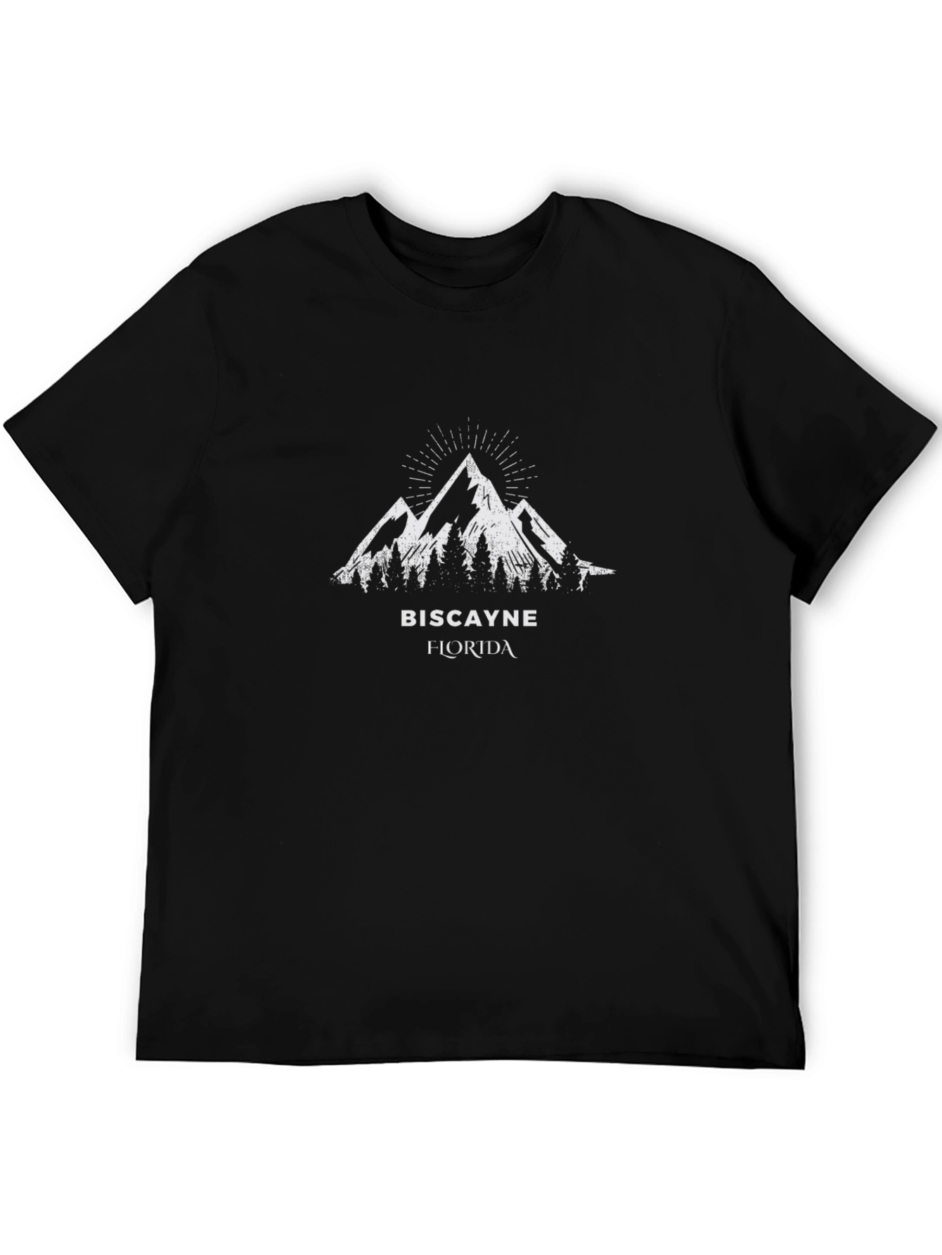 Biscayne Florida Mountain Graphic T-Shirt