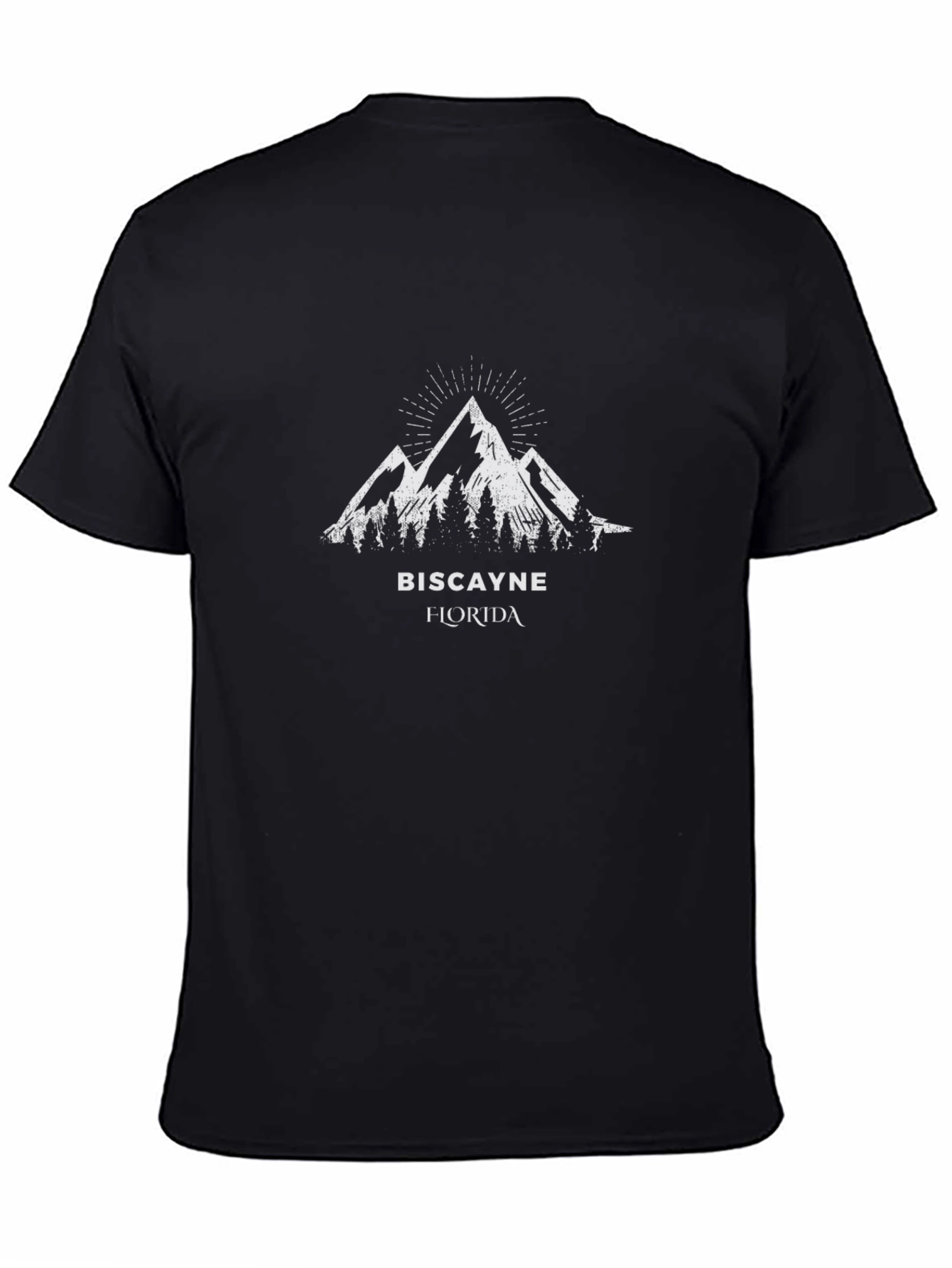 Biscayne Florida Mountain Graphic T-Shirt