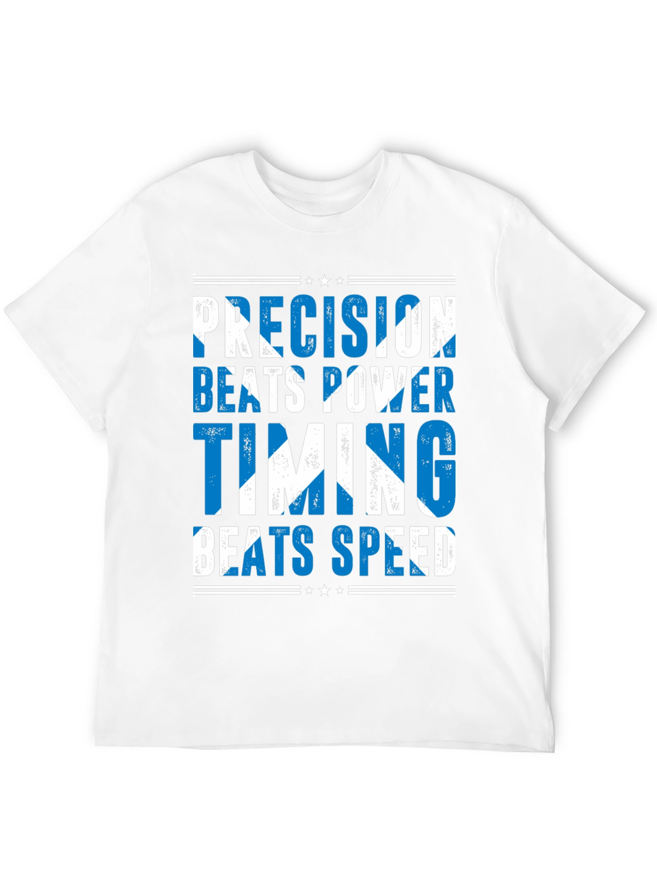 Precision Beats Power Scottish Flag T-Shirt