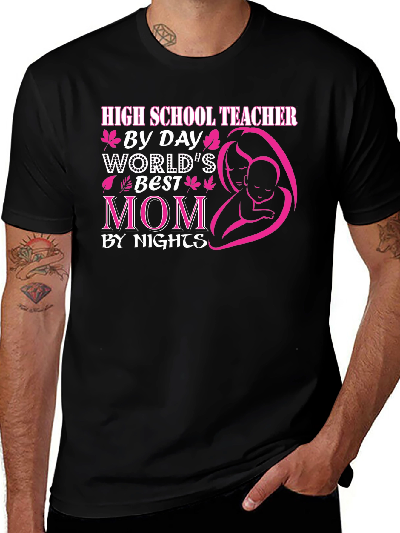 High School Teacher Mom T-Shirt