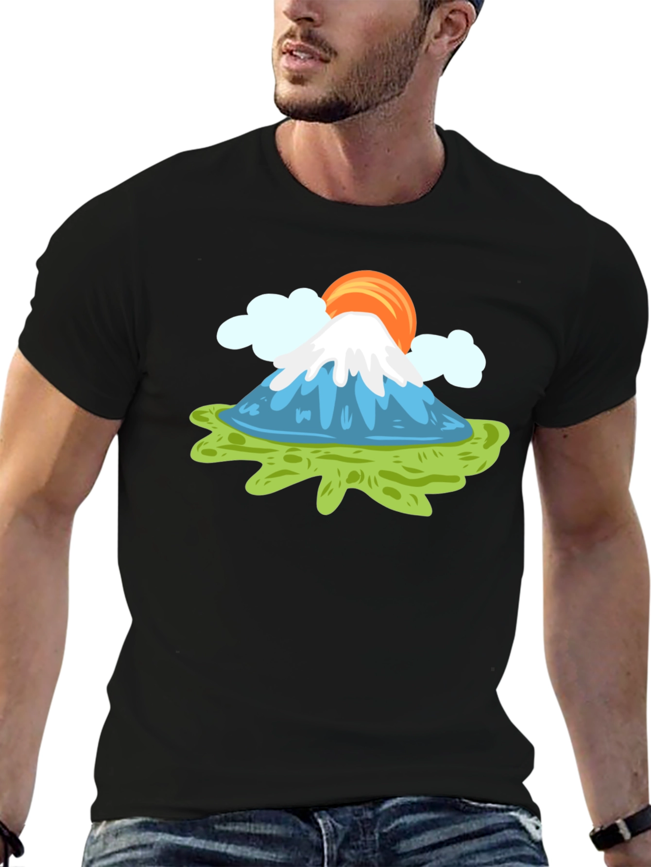 Mount Fuji Graphic Tee - Unique Design