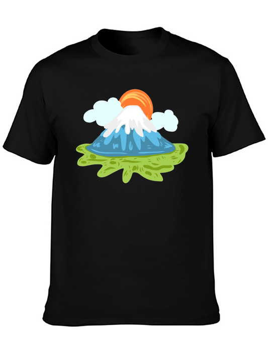Mount Fuji Graphic Tee - Unique Design