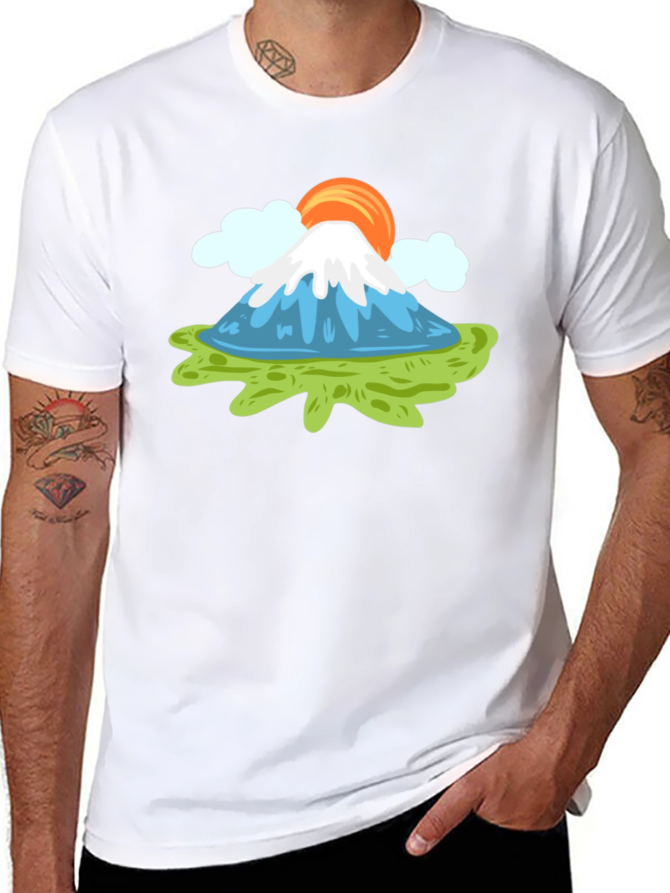 Mount Fuji Graphic Tee - Unique Design