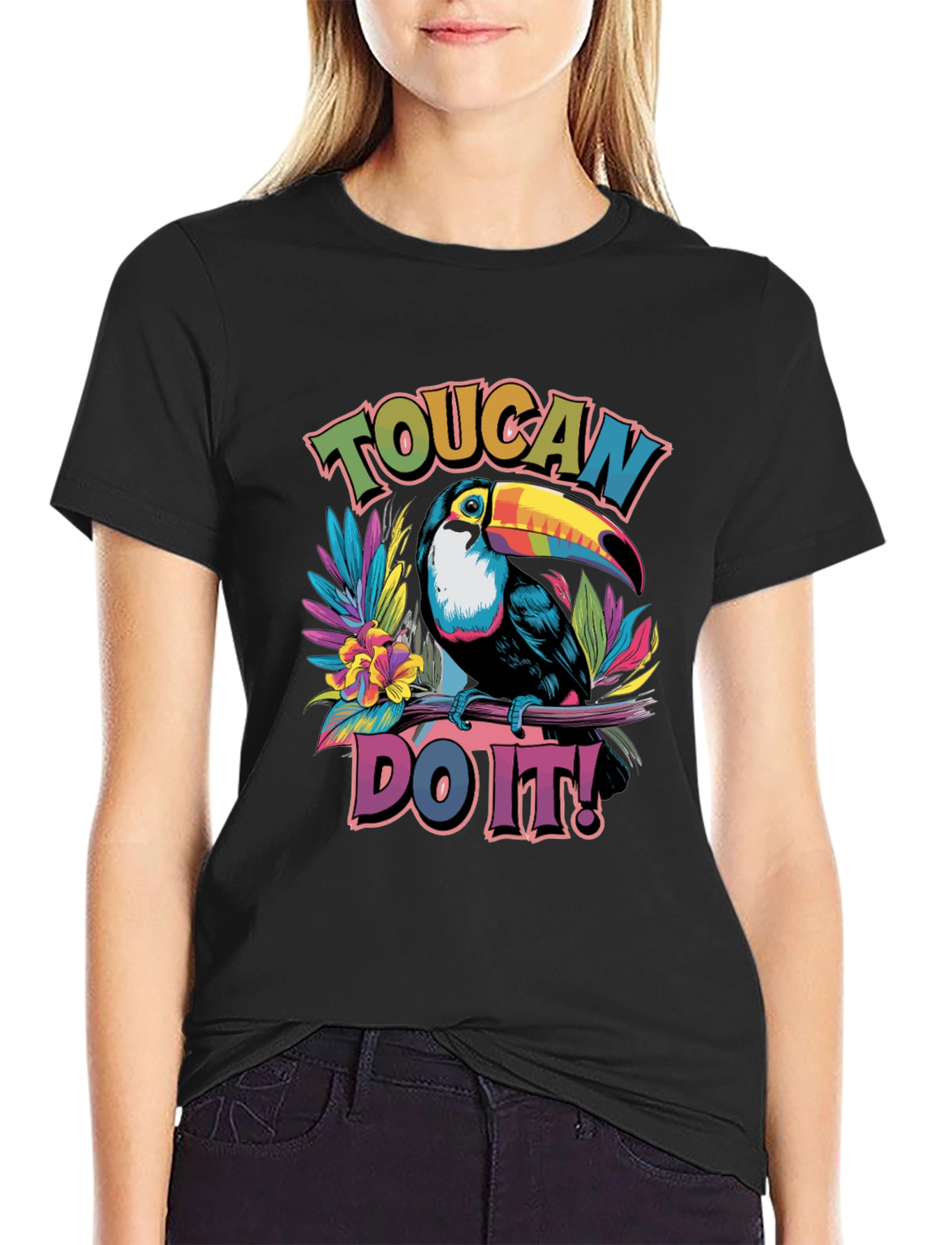 Toucan Do It! Graphic Tee - Tropical Bird T-Shirt
