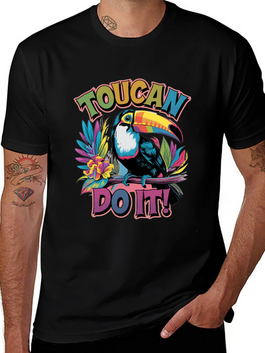 Toucan Do It! Graphic Tee - Tropical Bird T-Shirt