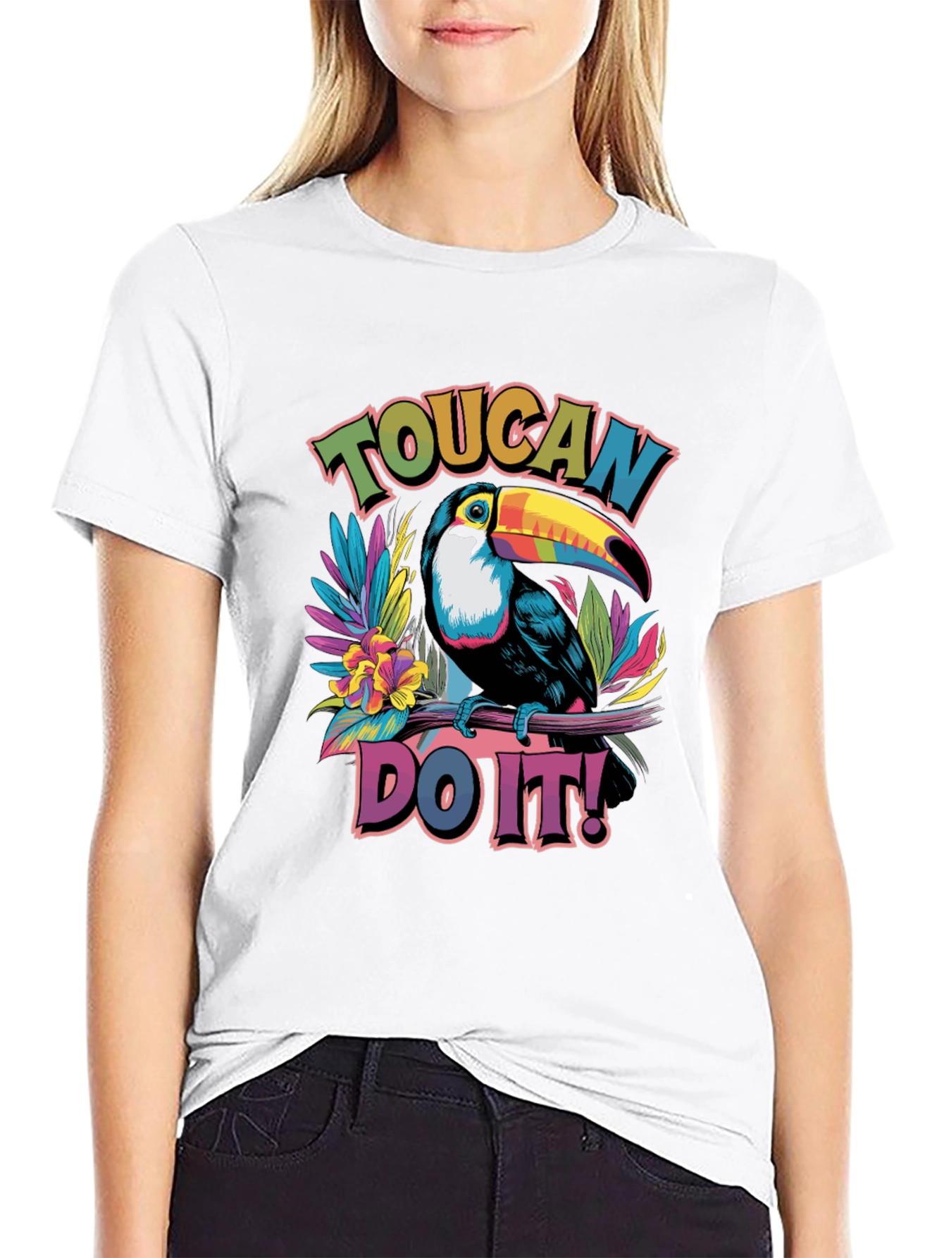 Toucan Do It! Graphic Tee - Tropical Bird T-Shirt