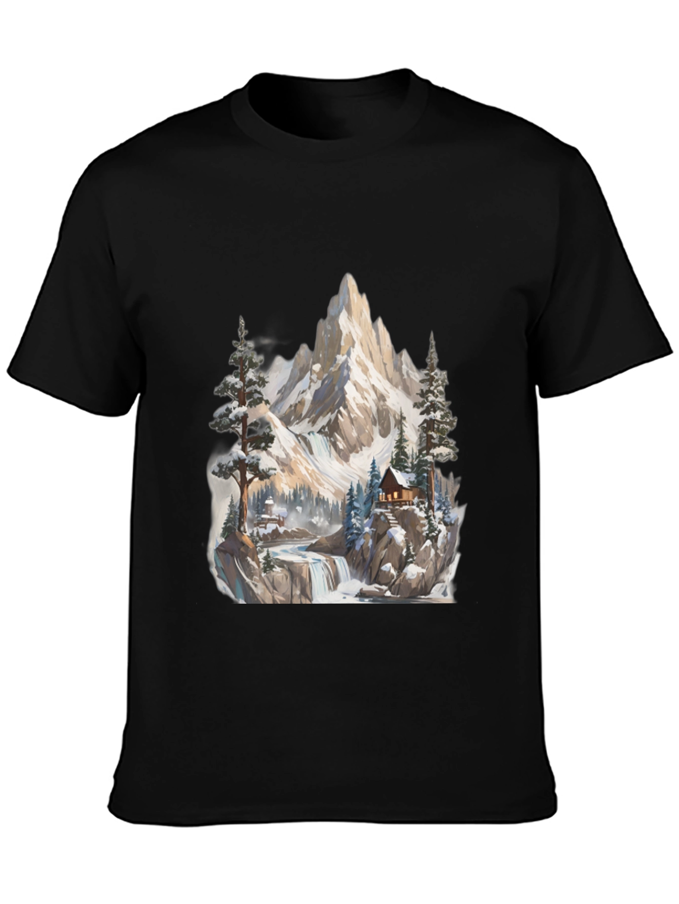 Mountain Cabin Graphic Tee