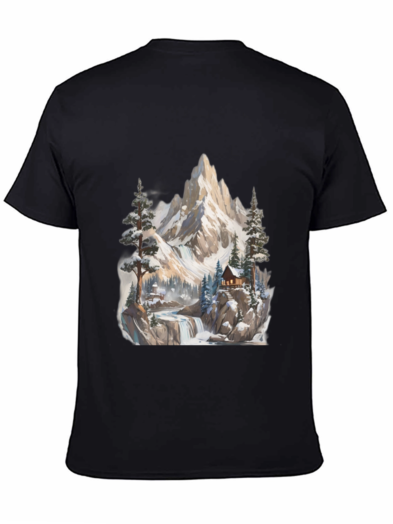Mountain Cabin Graphic Tee