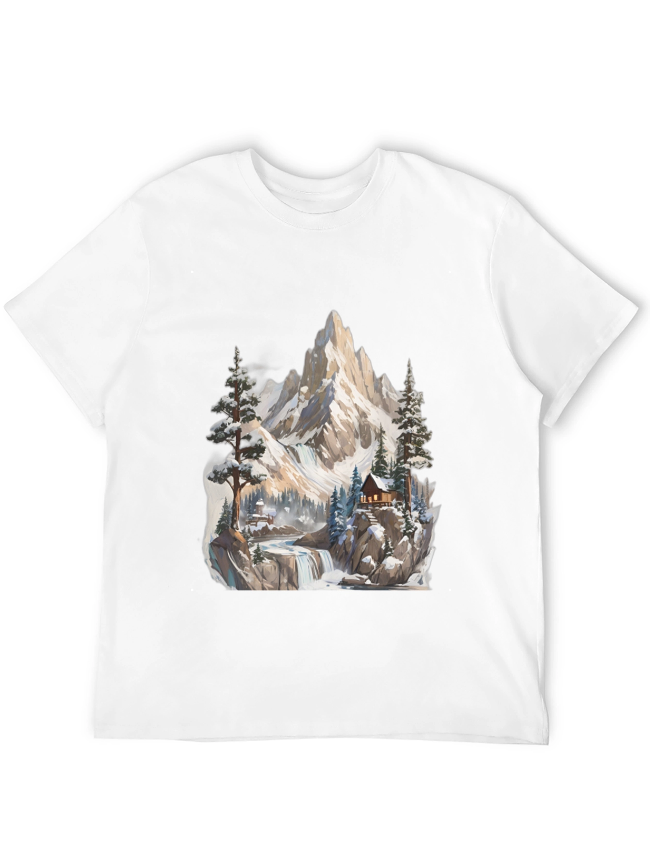 Mountain Cabin Graphic Tee