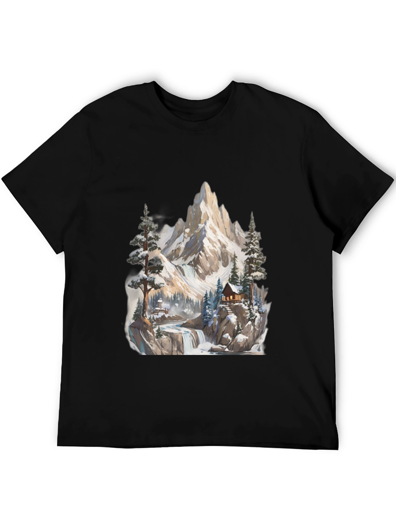 Mountain Cabin Graphic Tee