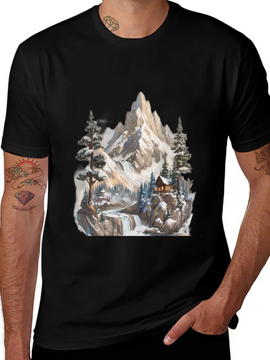 Mountain Cabin Graphic Tee