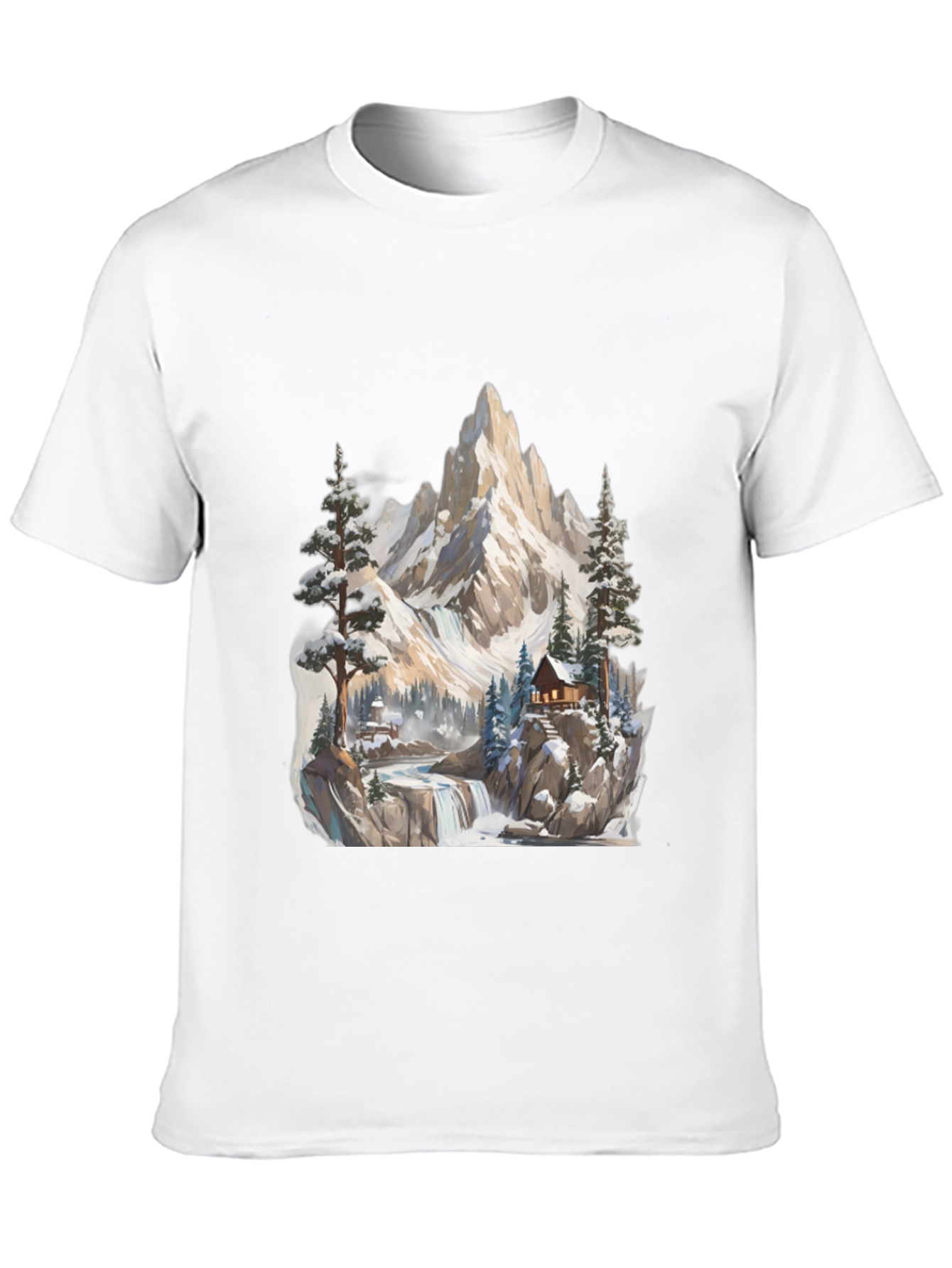 Mountain Cabin Graphic Tee