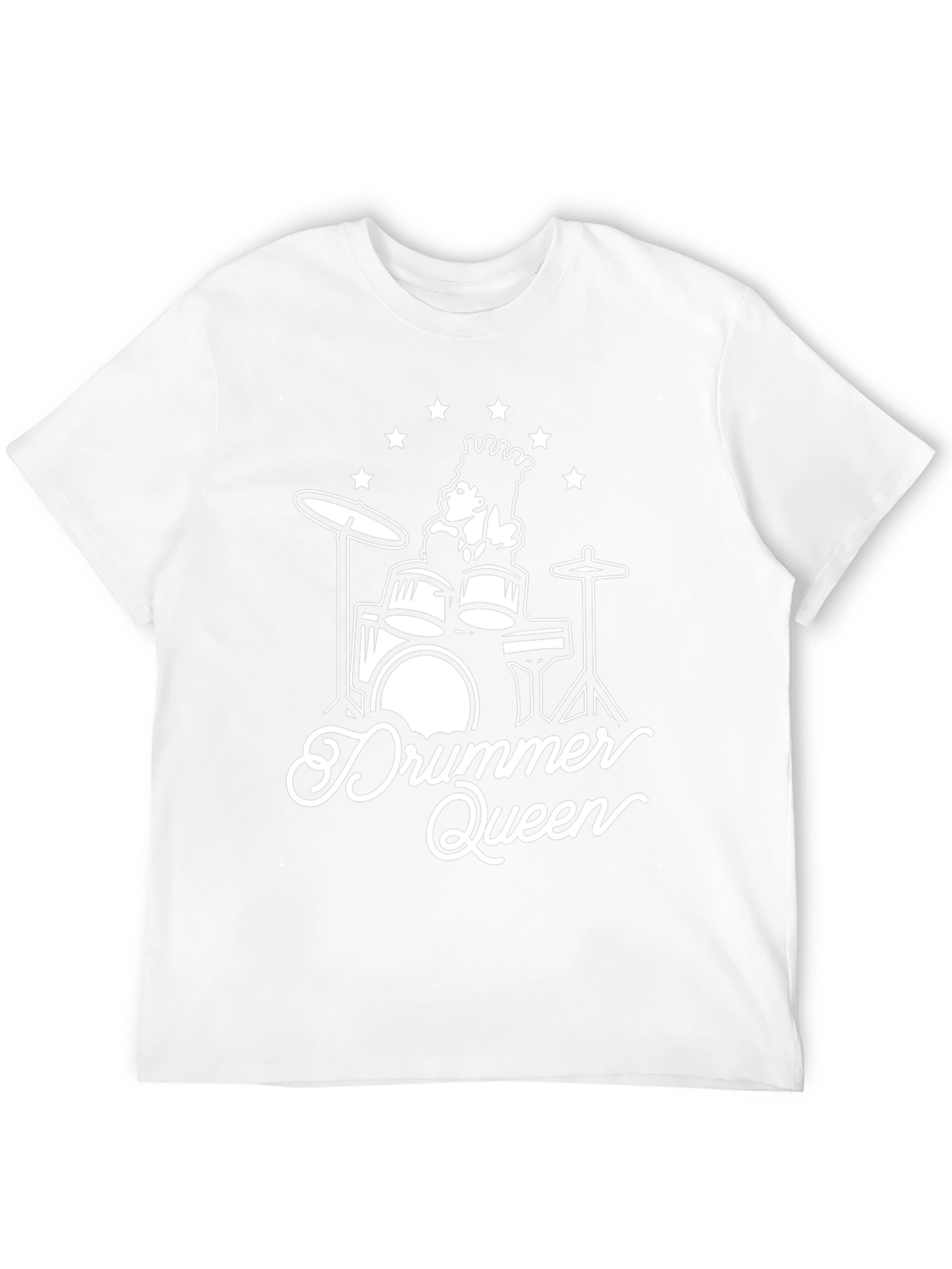 Drummer Queen Black T-Shirt